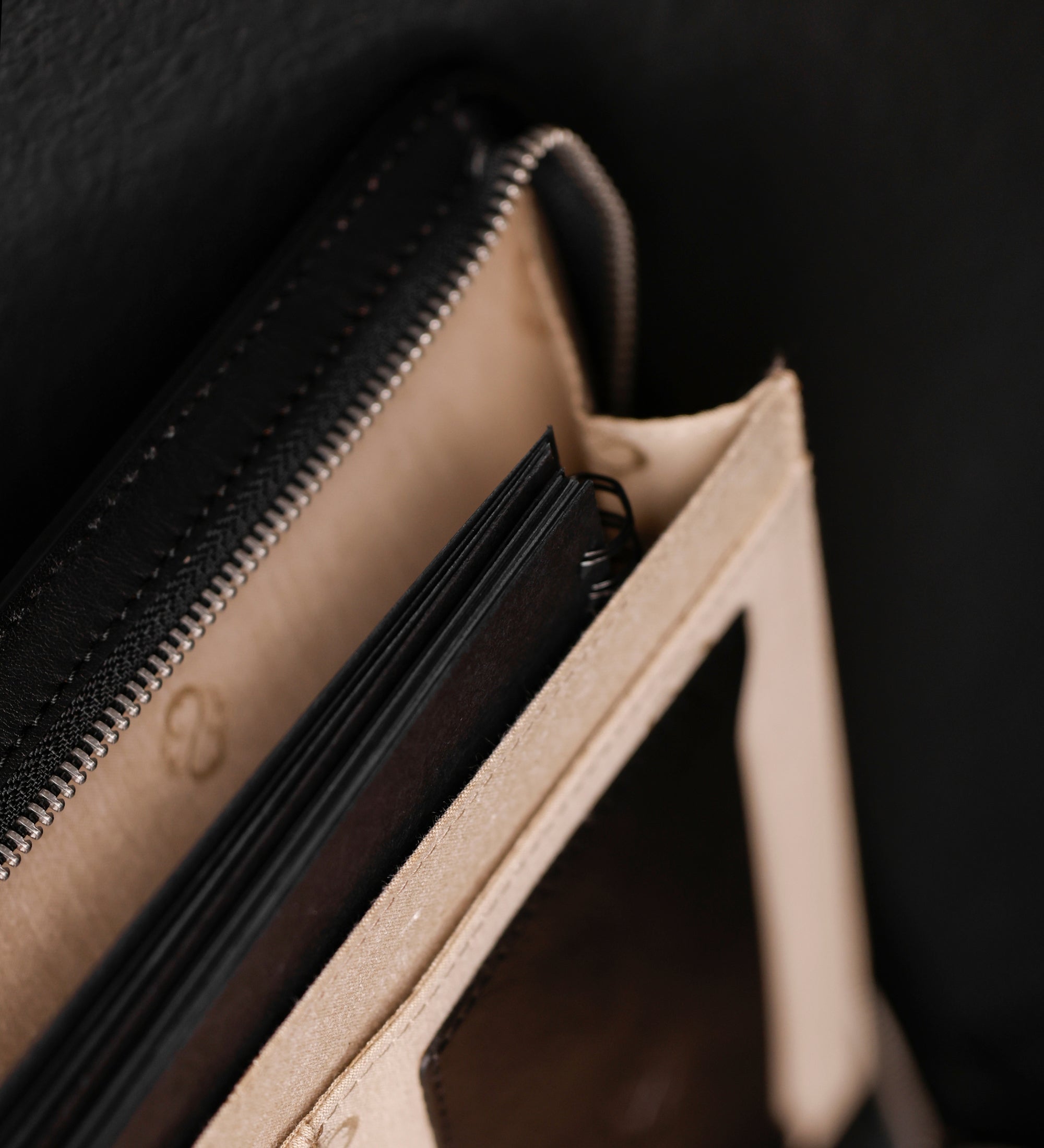 Leren A4 documentenmap organizer - Candide