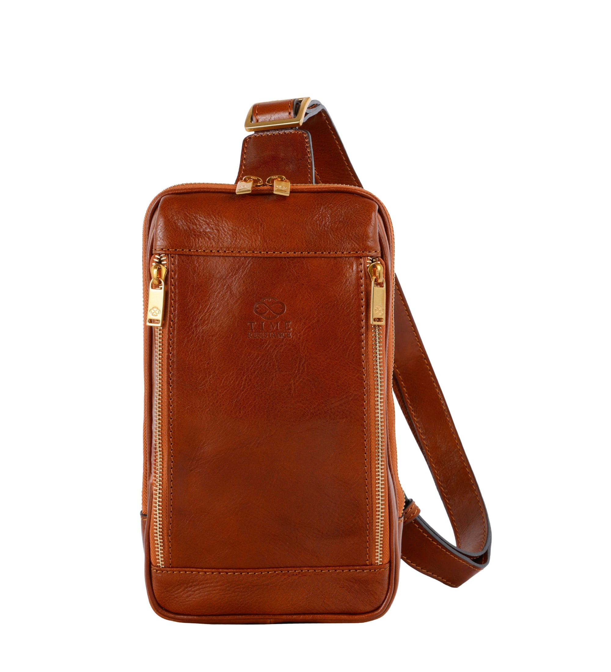 Leren sling bag borsttas - Kim