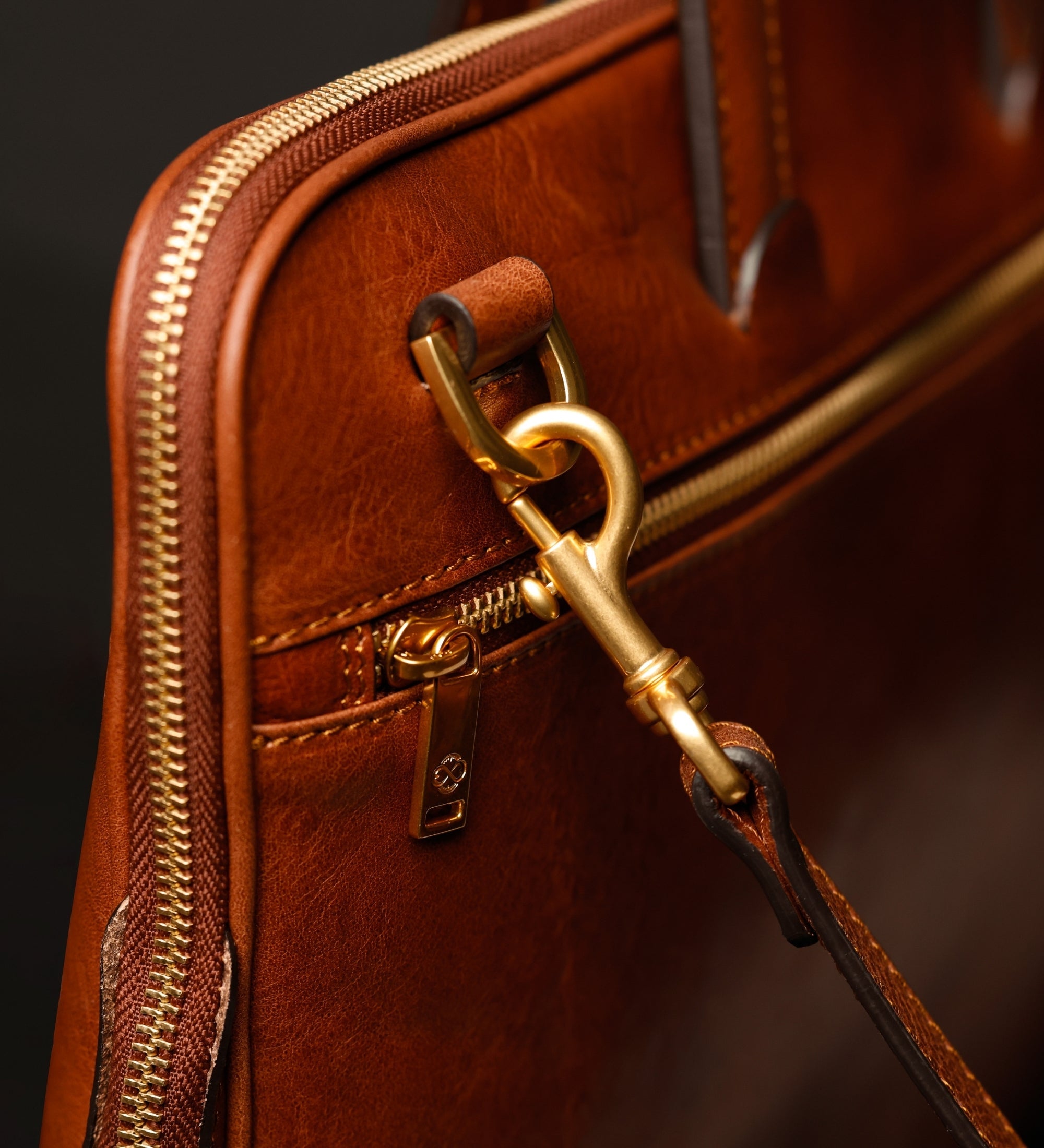 Leren aktetas laptoptas voor dames - Brave New World