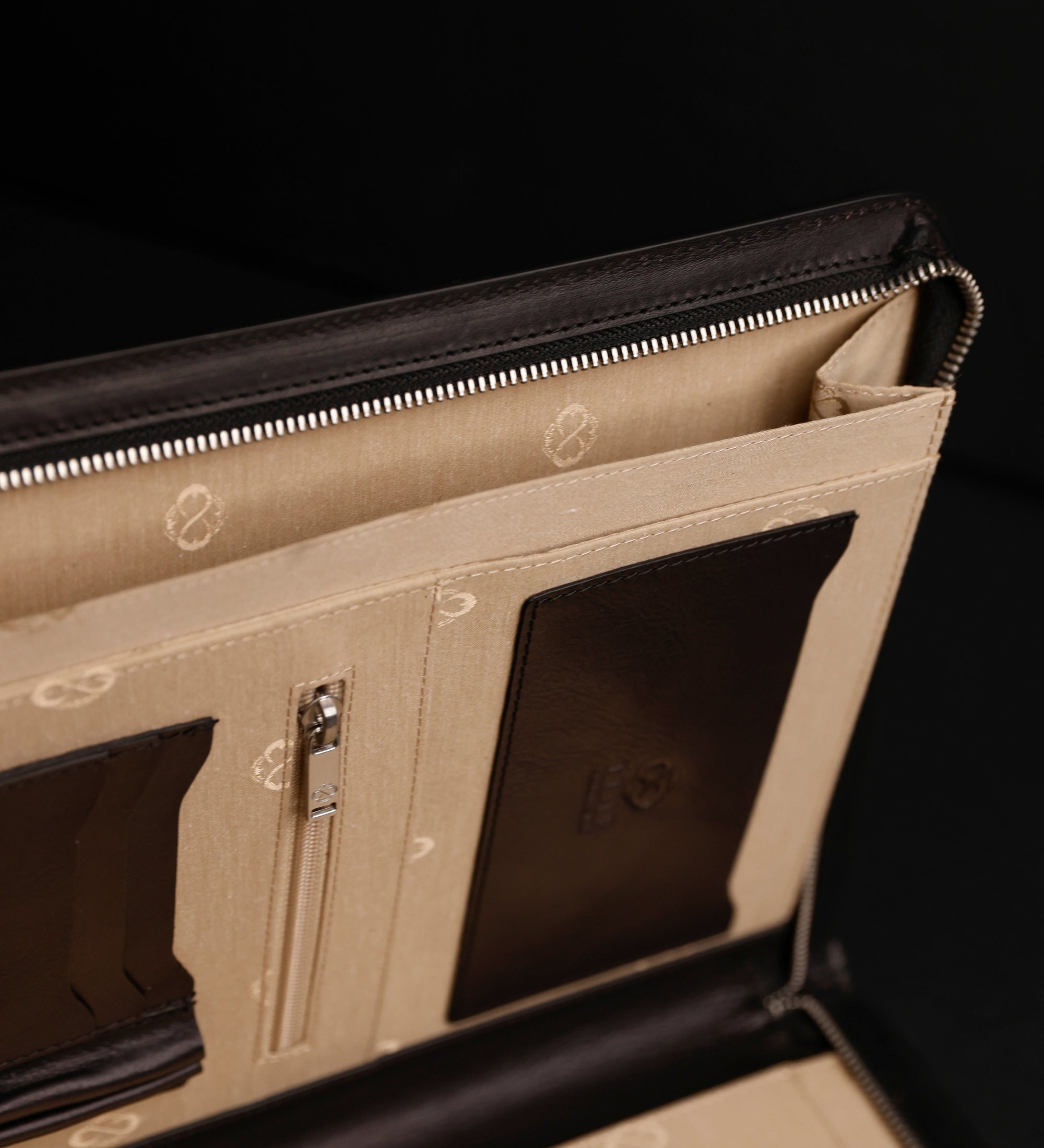 Leren A4 documentenmap organizer - Candide