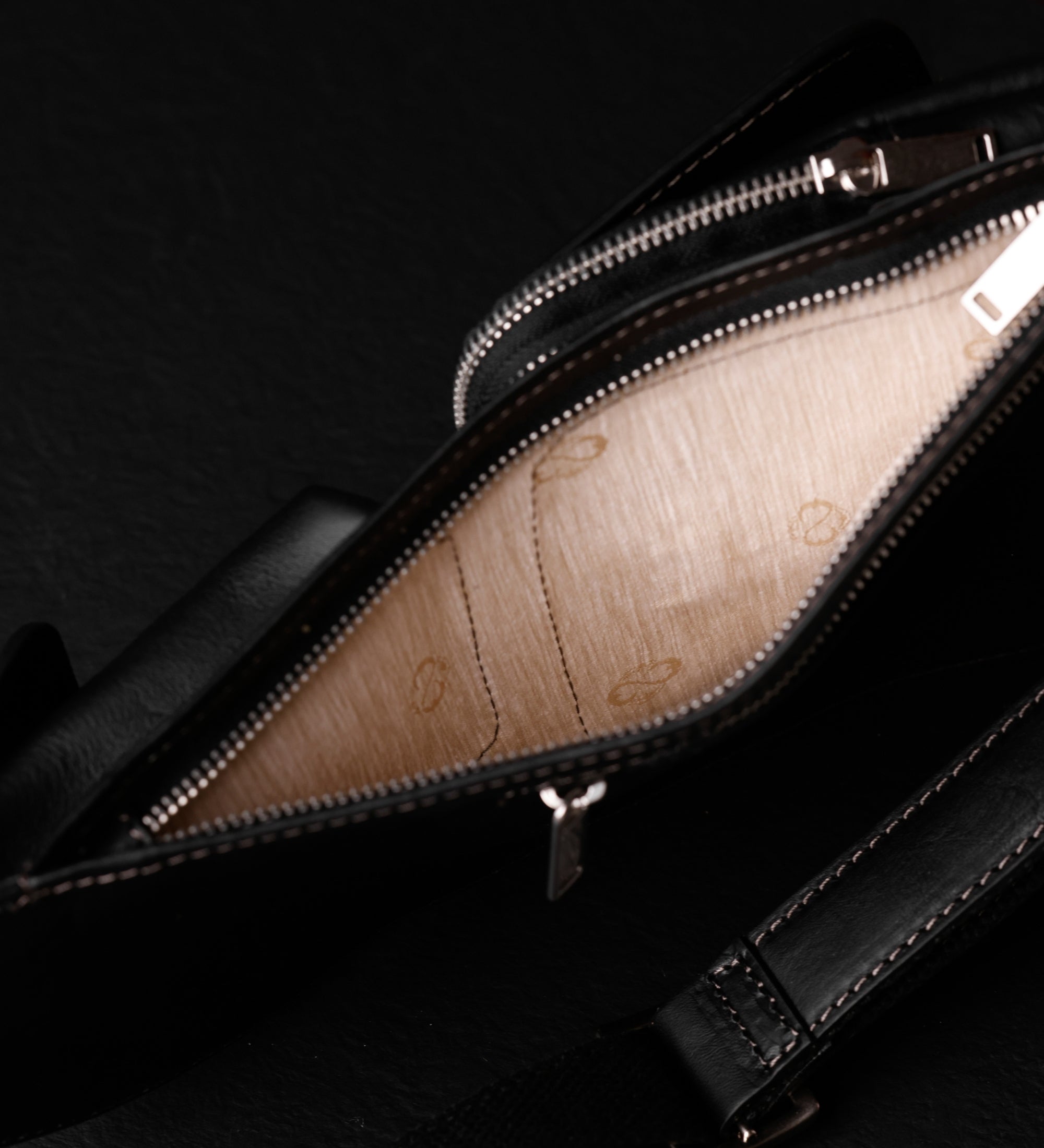 Leren sling bag crossbodytas - The Monk