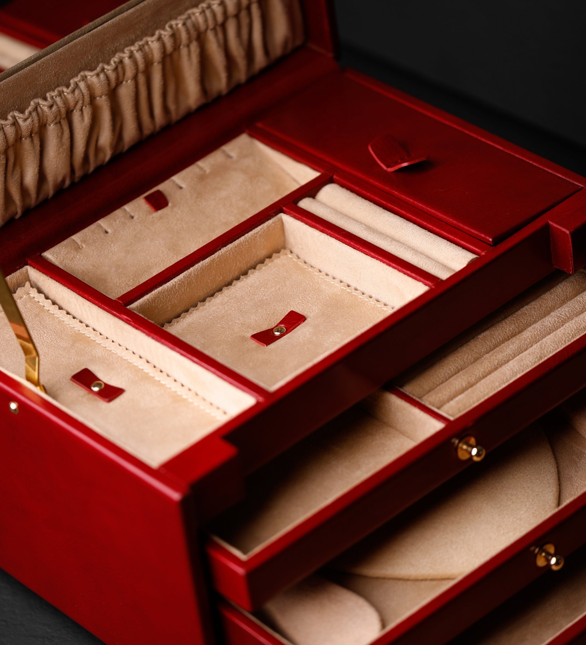 Groot leren sieradenkistje voor dames - The Portrait of a Lady