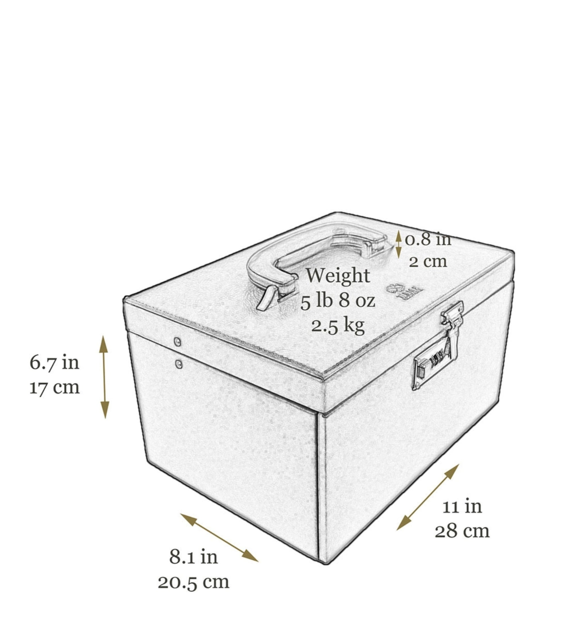 Groot leren sieradenkistje voor dames - The Portrait of a Lady