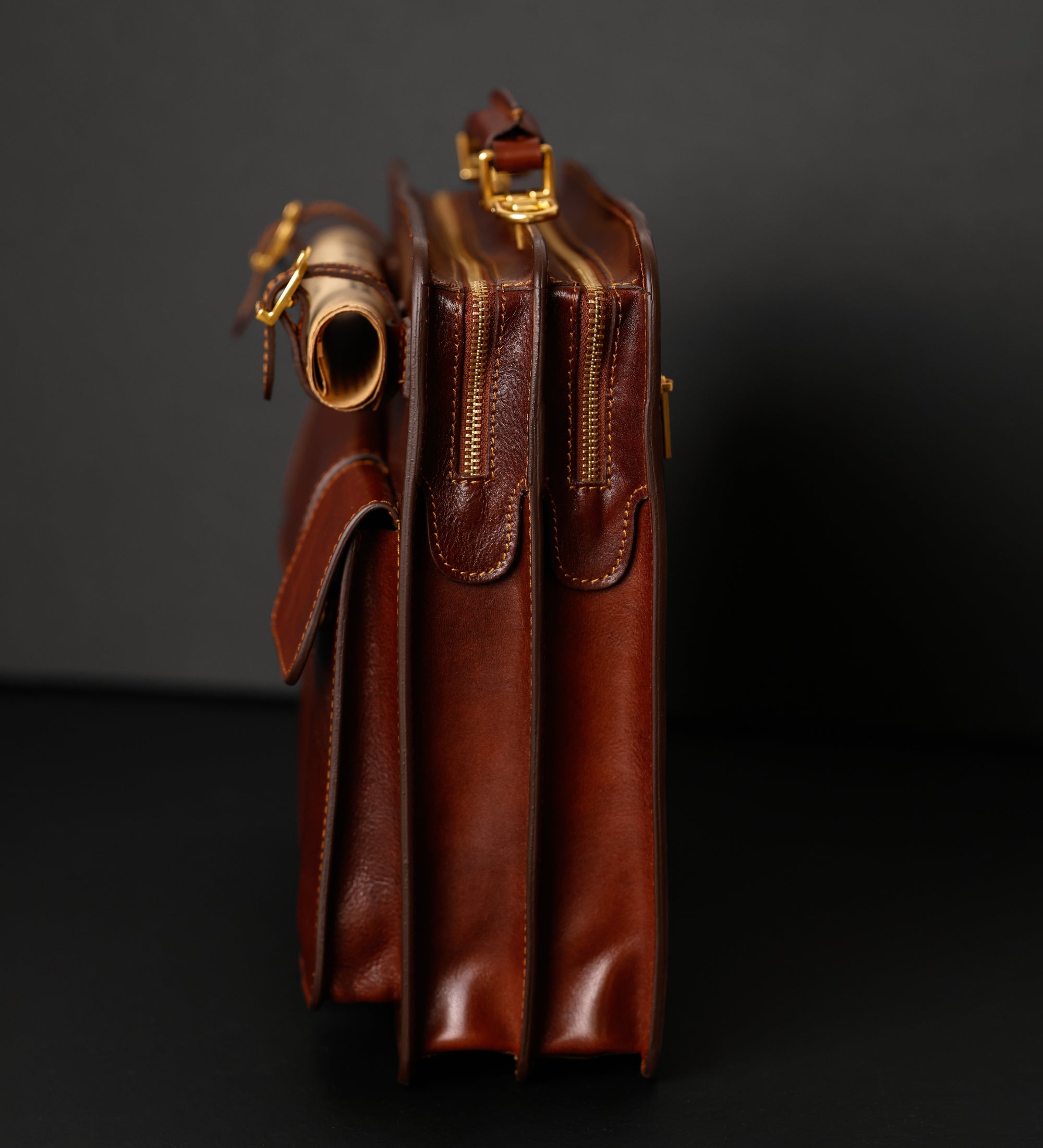 Leren satchel tas aktetas - The Prophet