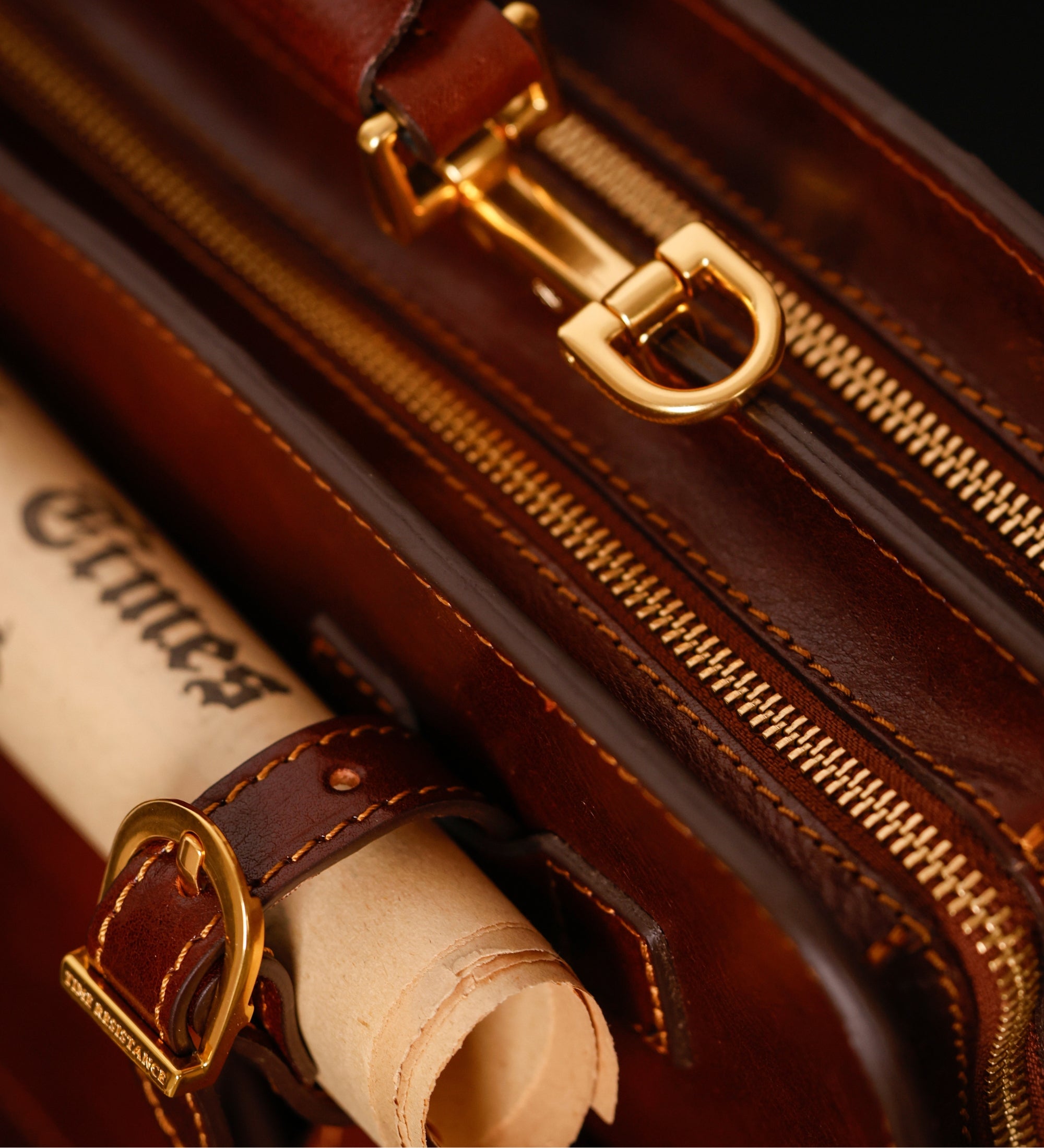 Leren satchel tas aktetas - The Prophet