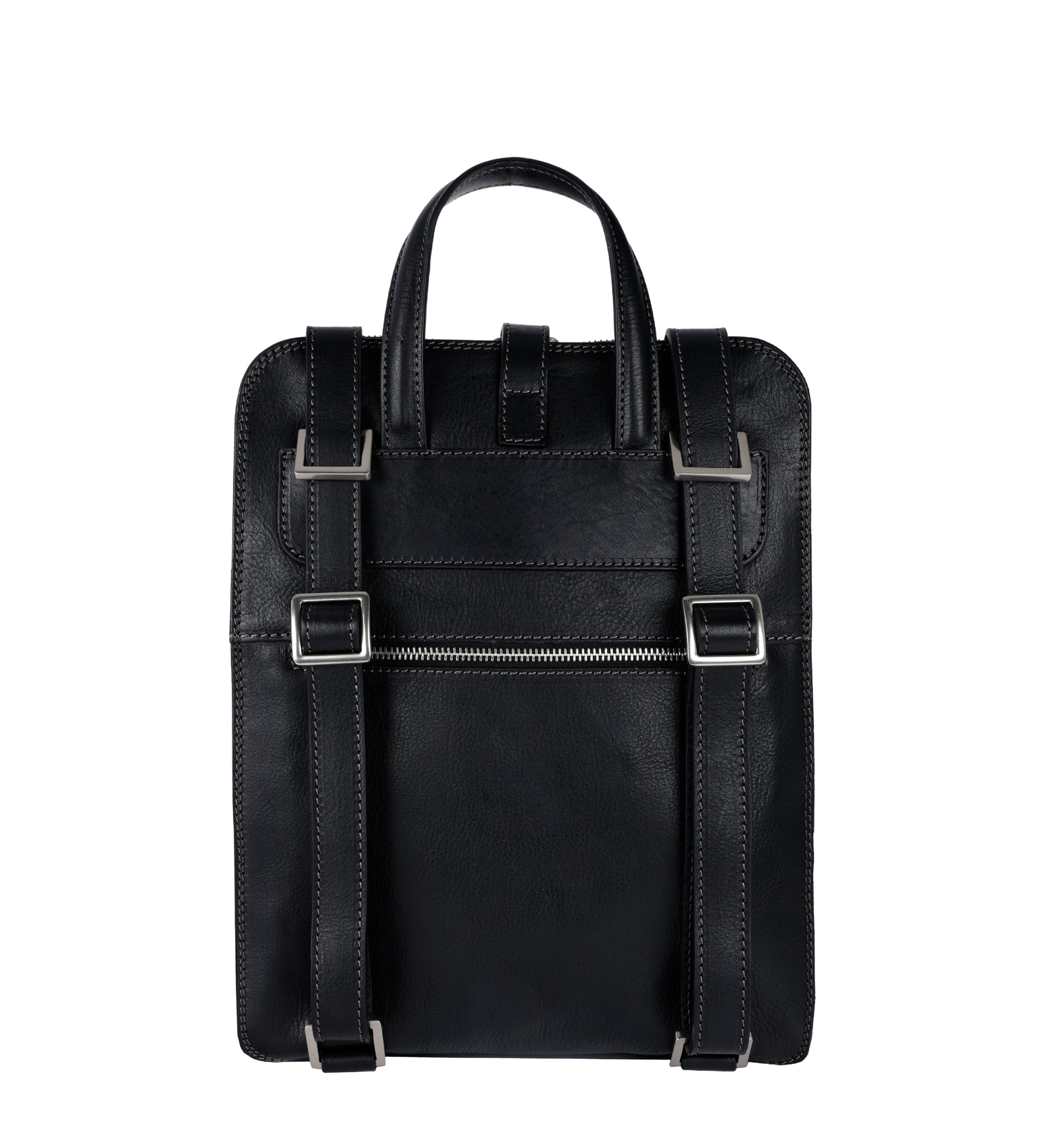 Veelzijdige leren rugtas schoudertas voor dames - Clarissa