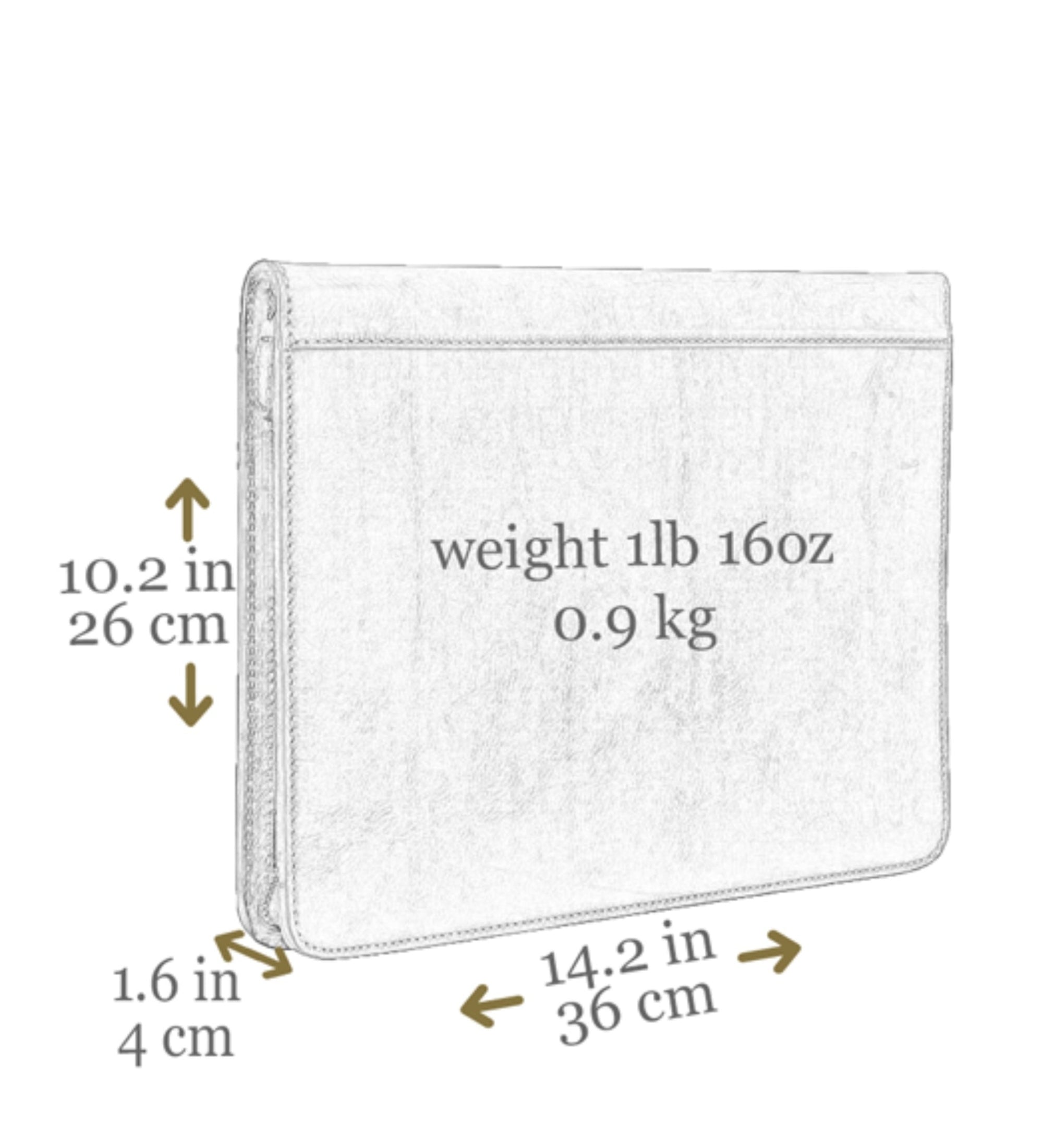 Leren A4 documentenmap organizer - Candide