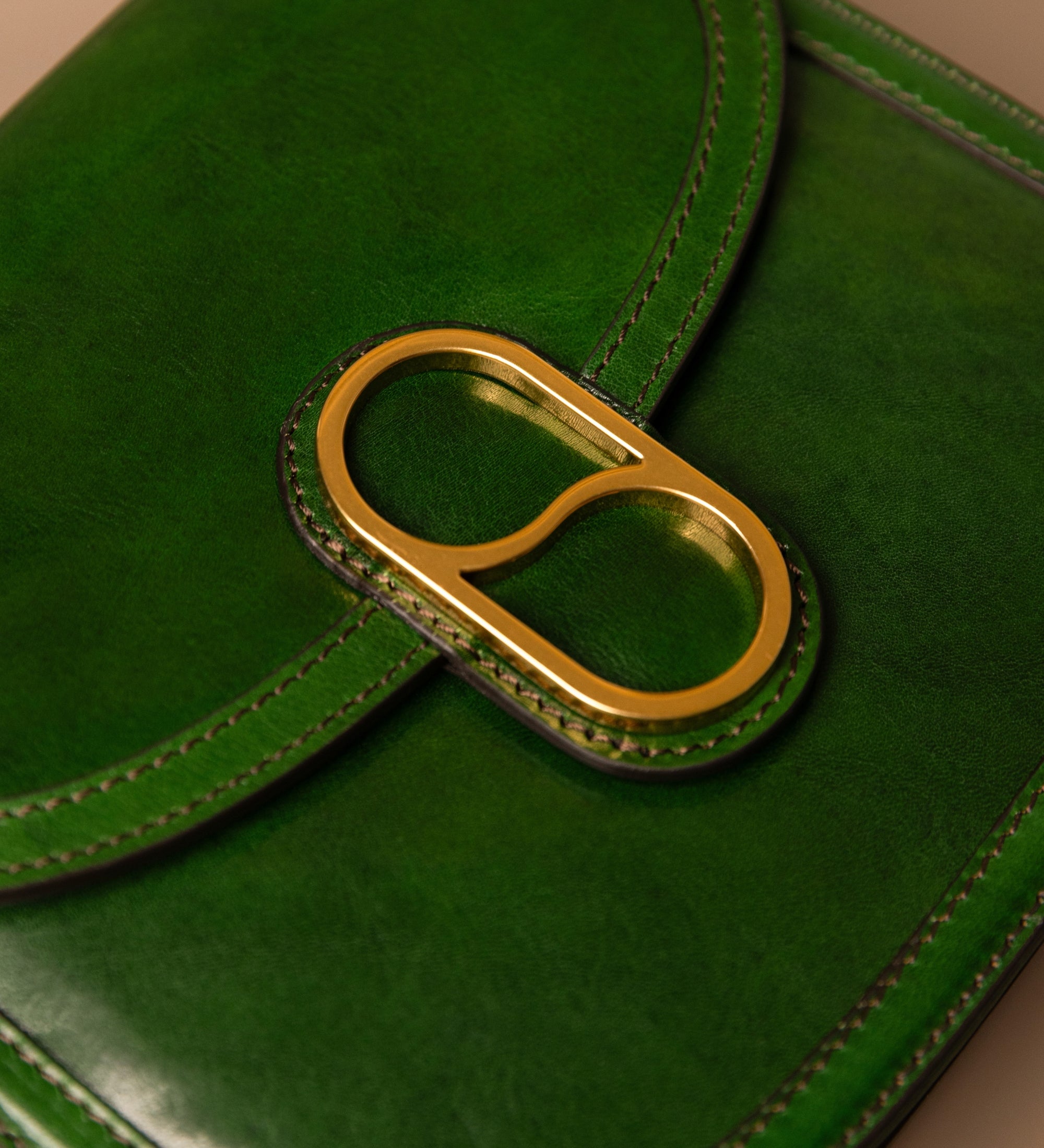 Leren zadeltas crossbodytas voor dames - Villette