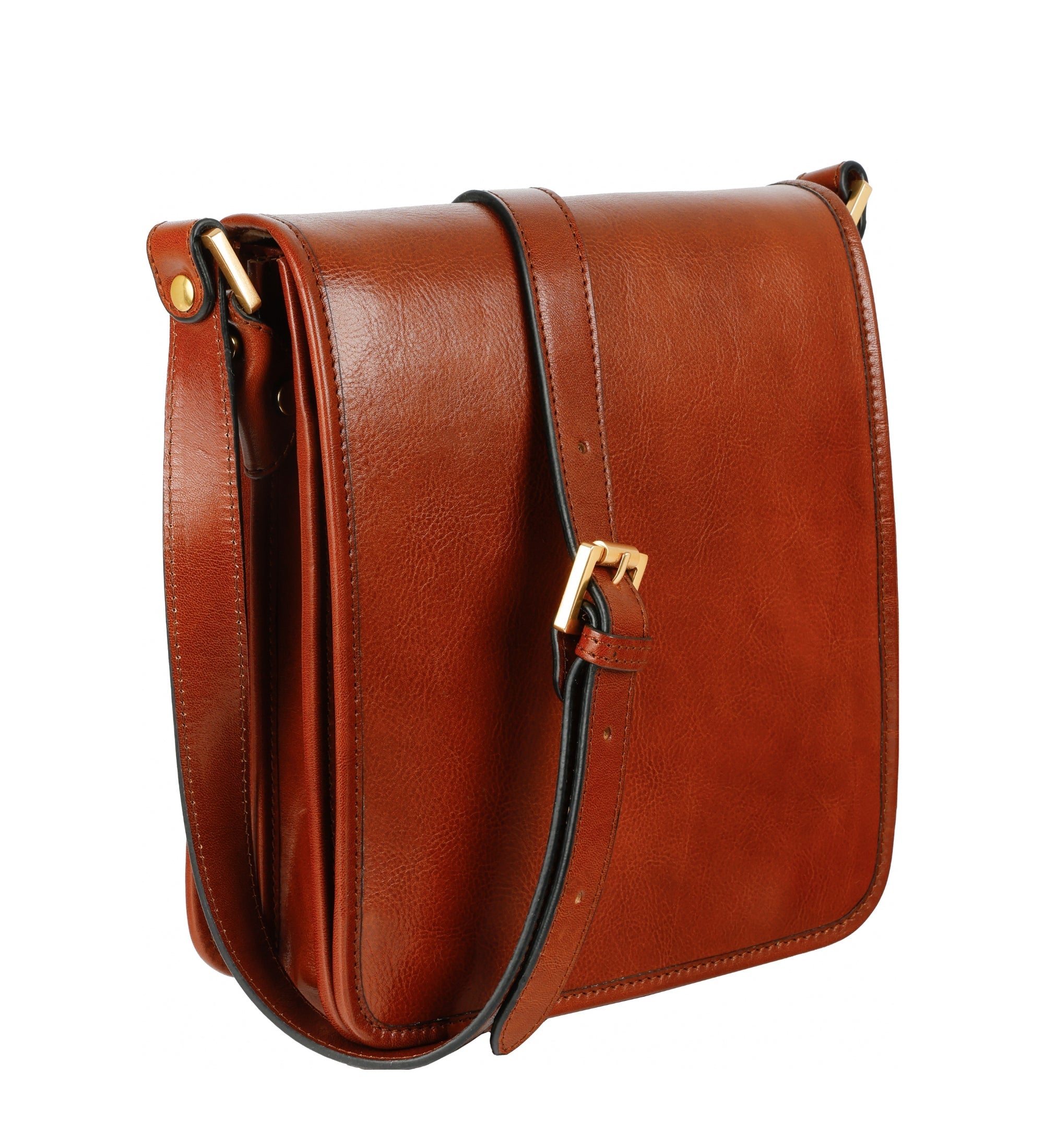 Kleine leren messenger bag - On The Road