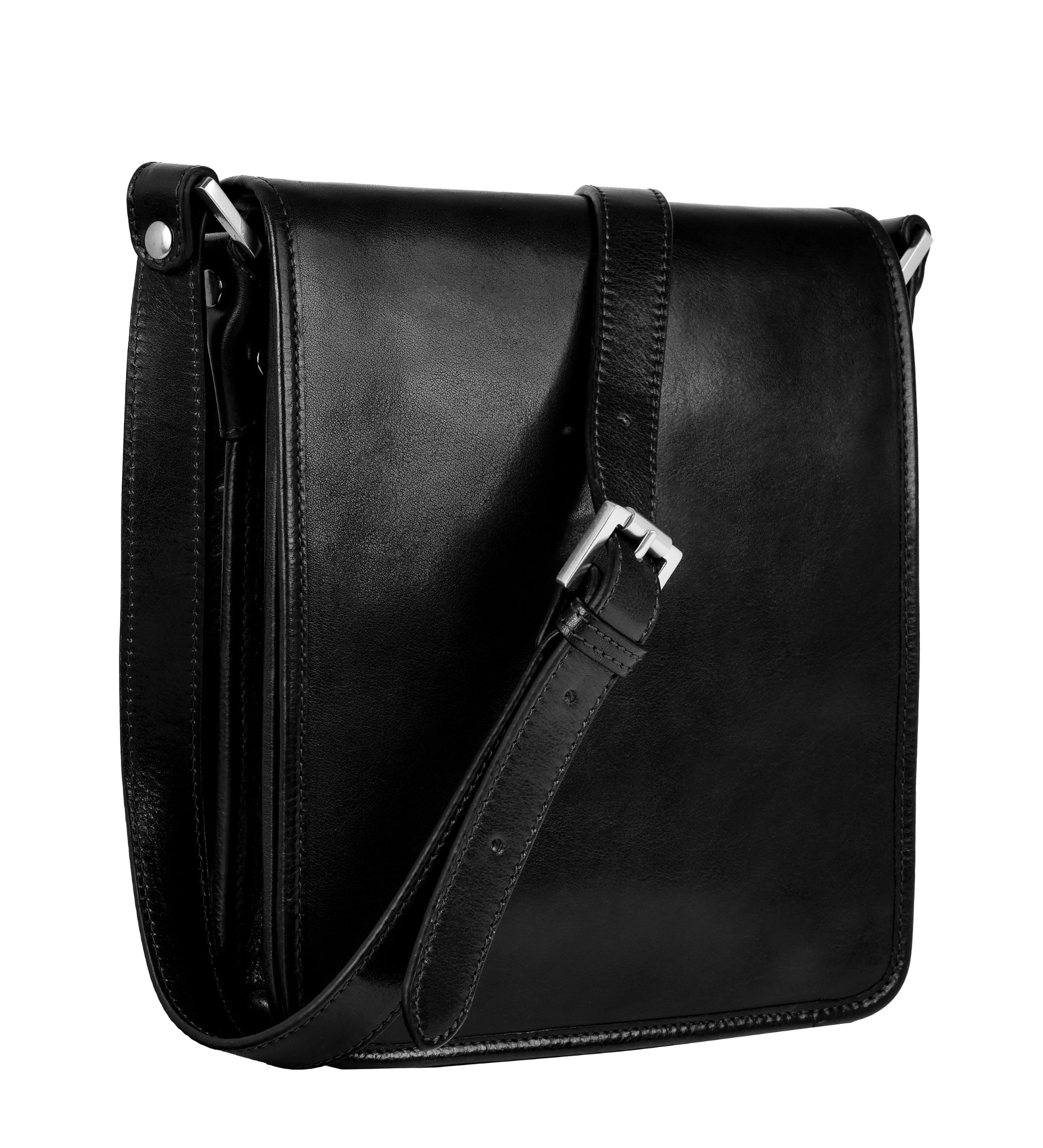 Kleine leren messenger bag - On The Road