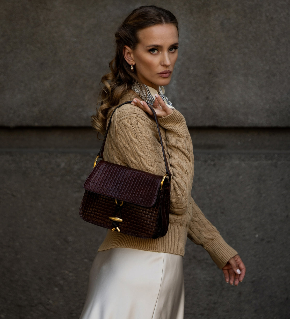 Leren tas met klep voor dames - Possession