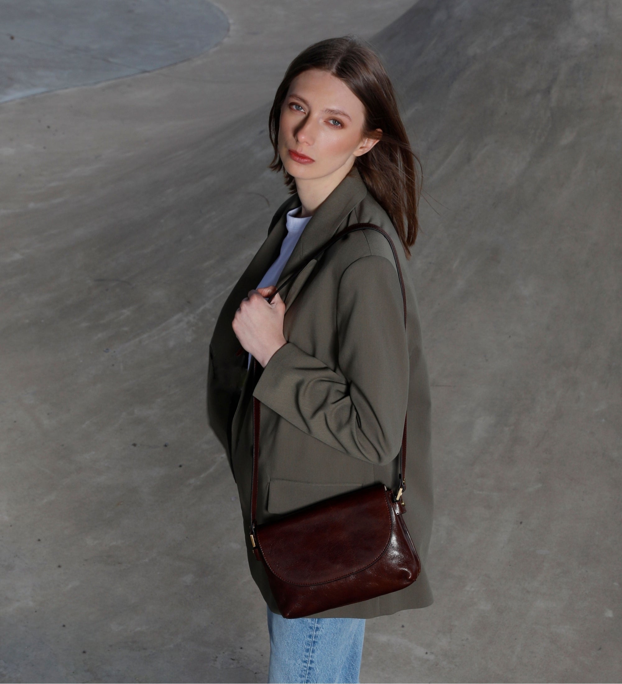 Leren crossbodytas voor dames - Sophie's Choice