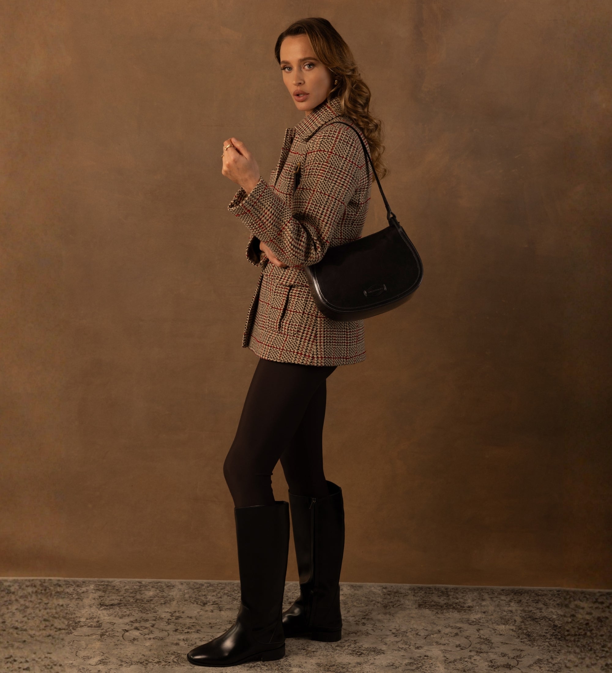 Leren hobotas voor dames - La Noia