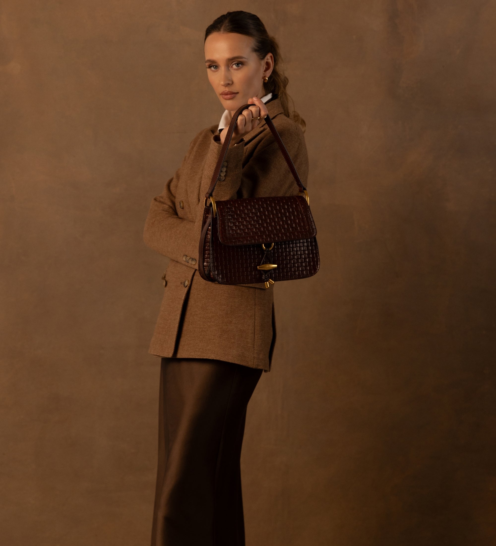 Leren tas met klep voor dames - Possession