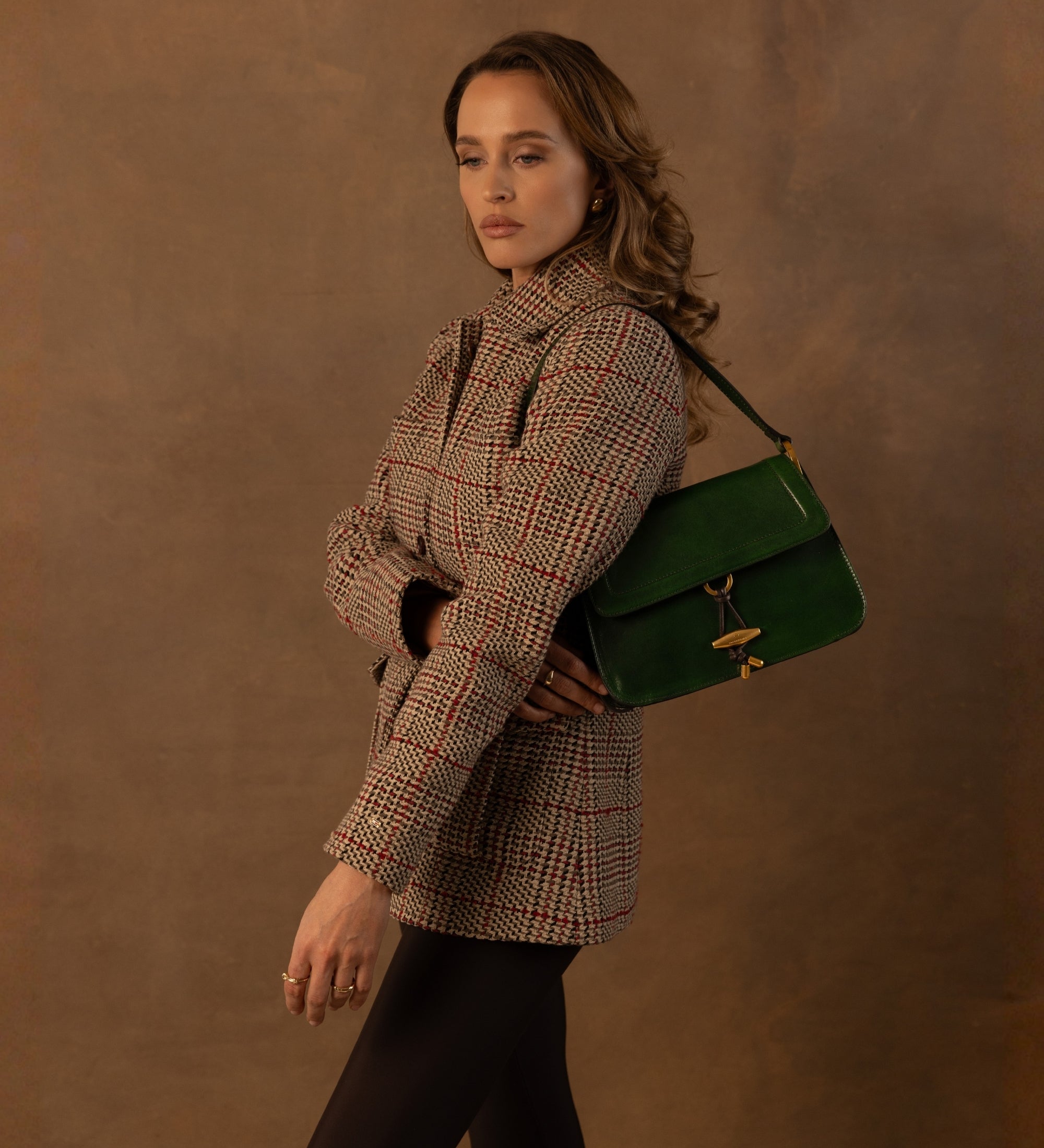 Leren tas met klep voor dames - Possession