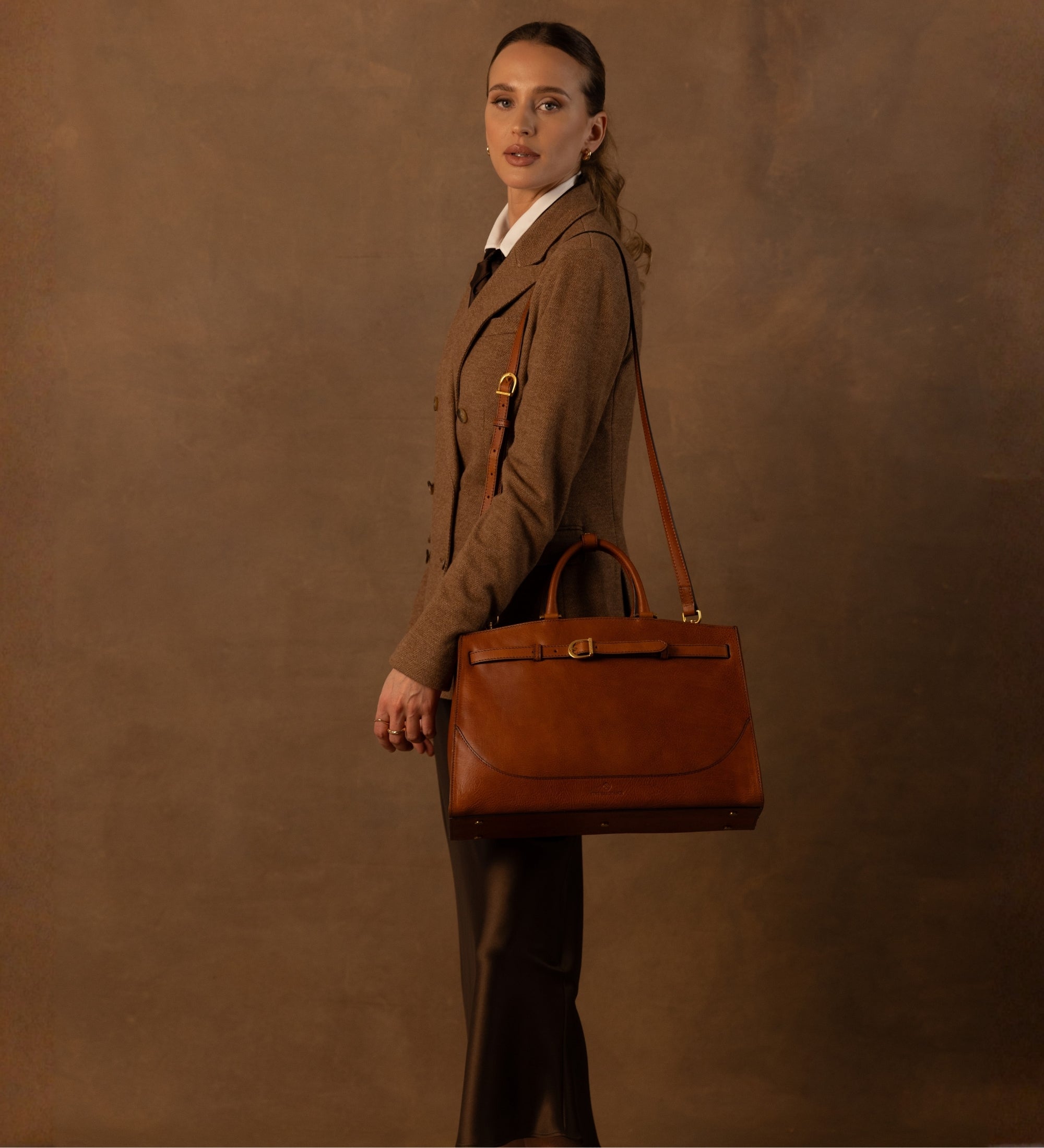 Leren handtas voor dames - Shirley