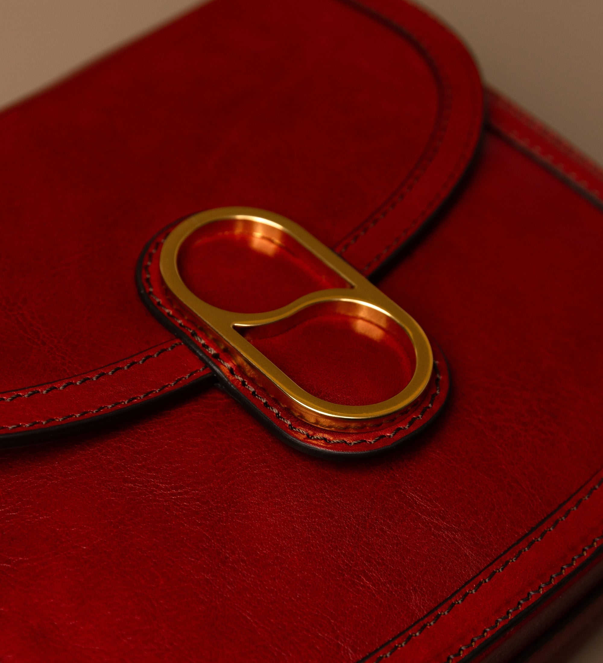 Leren zadeltas crossbodytas voor dames - Villette