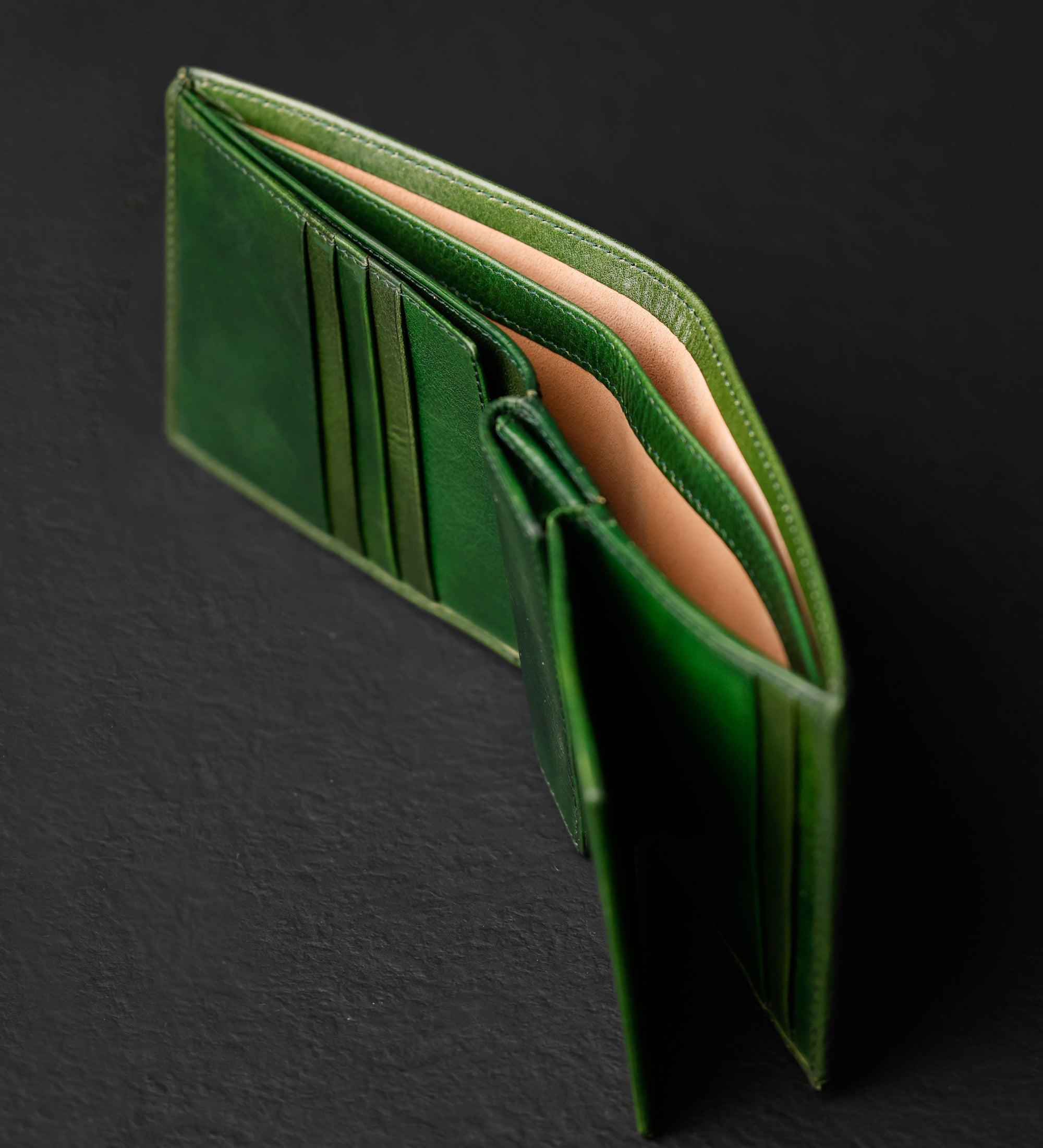 Leren bifold portemonnee - Daniel