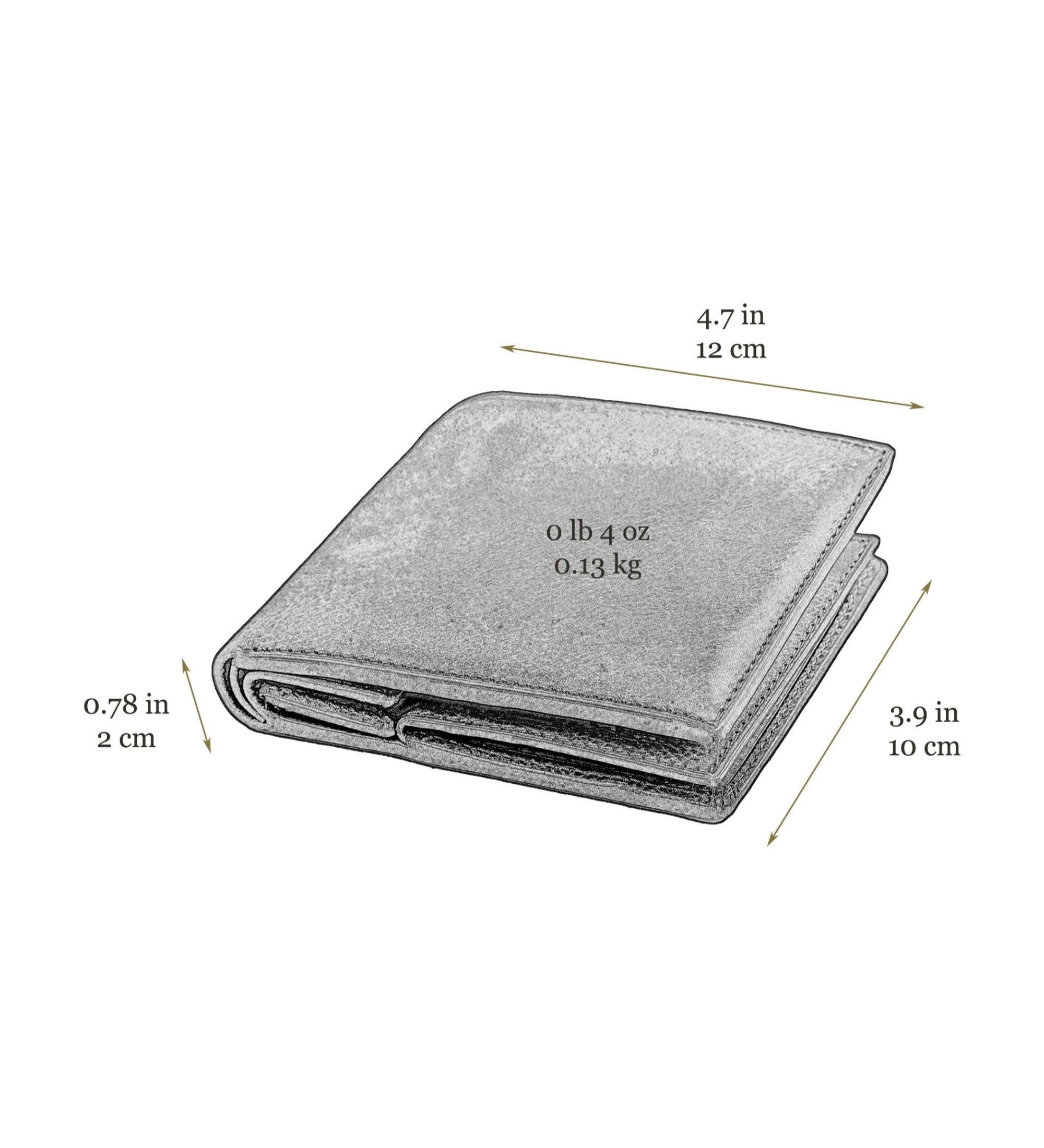 Leren bifold portemonnee - Daniel