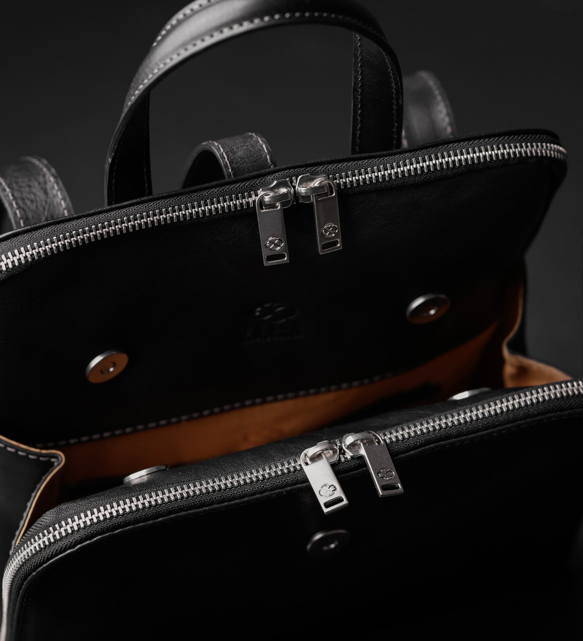 Veelzijdige leren rugtas schoudertas voor dames - Clarissa