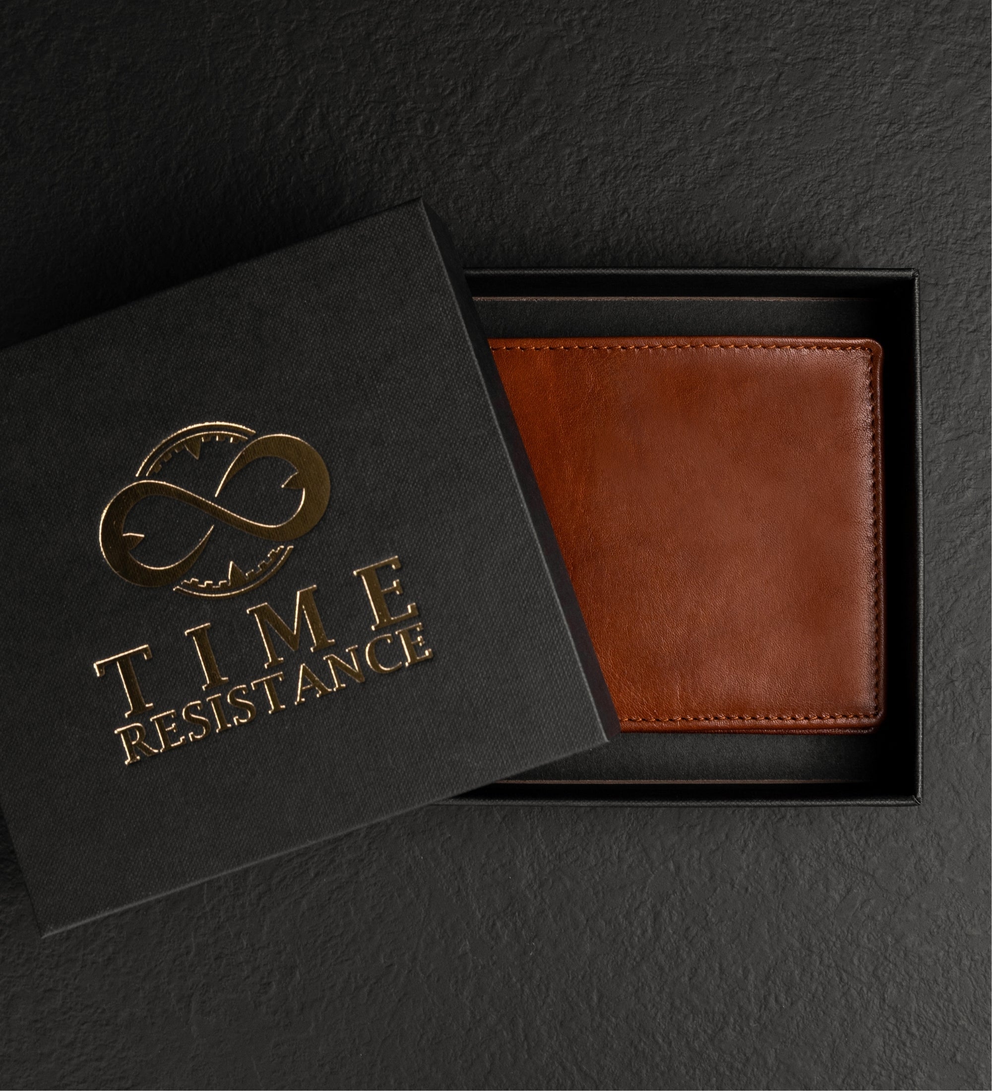 Leren bifold portemonnee - Daniel