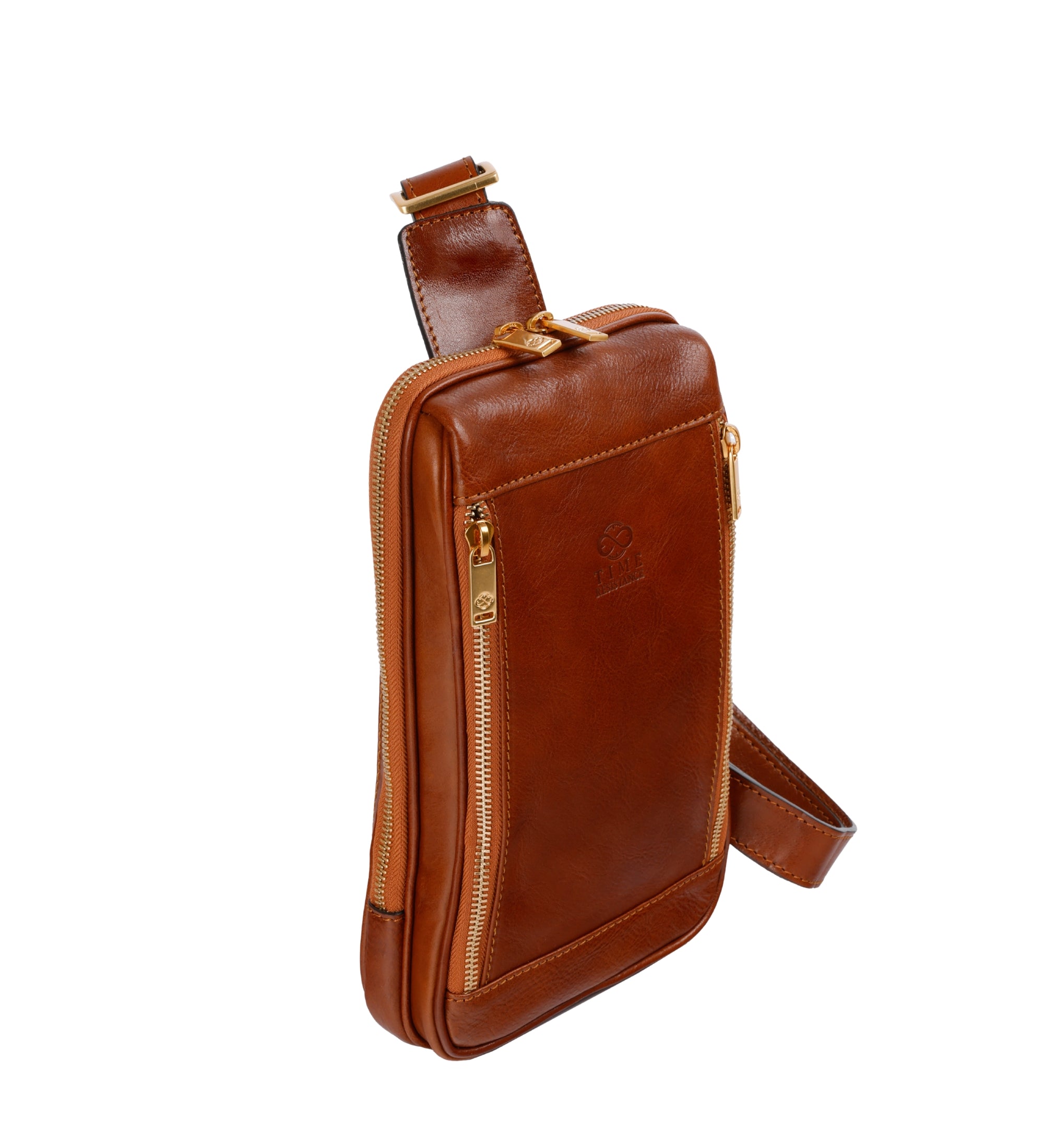 Leren sling bag borsttas - Kim