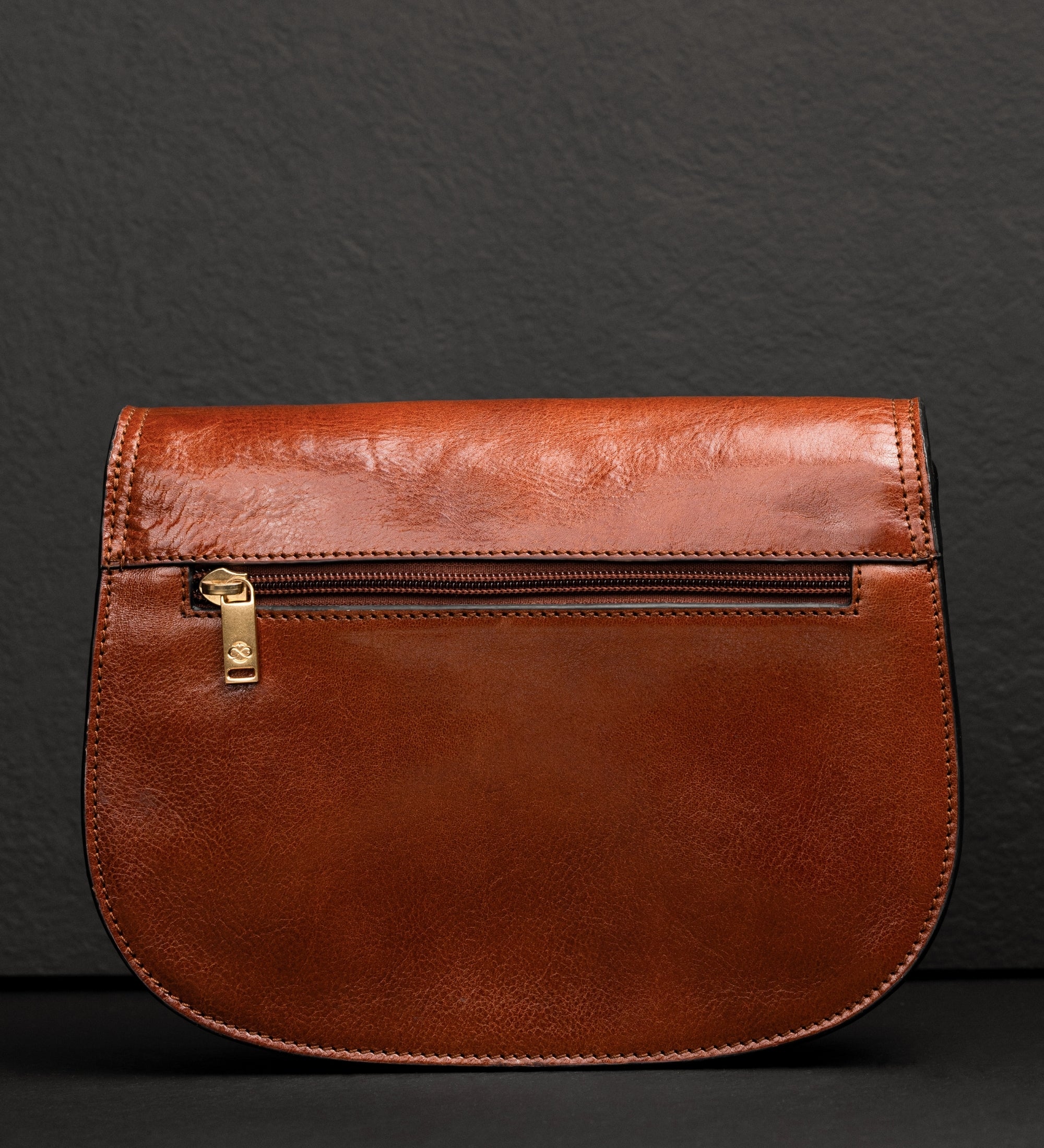 Leren zadeltas crossbodytas voor dames - Moonfleet