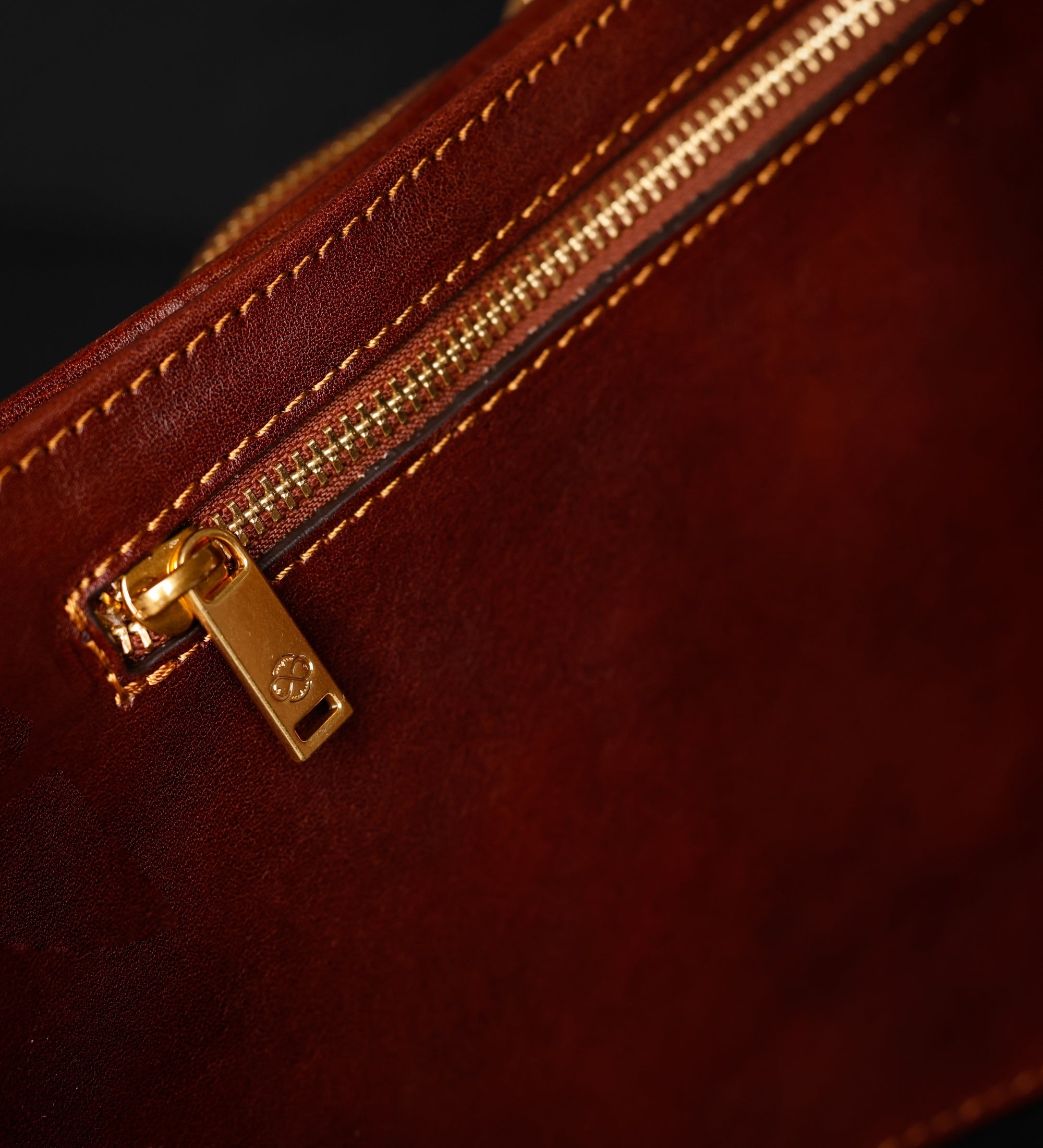 Leren sling bag crossbodytas - The Monk