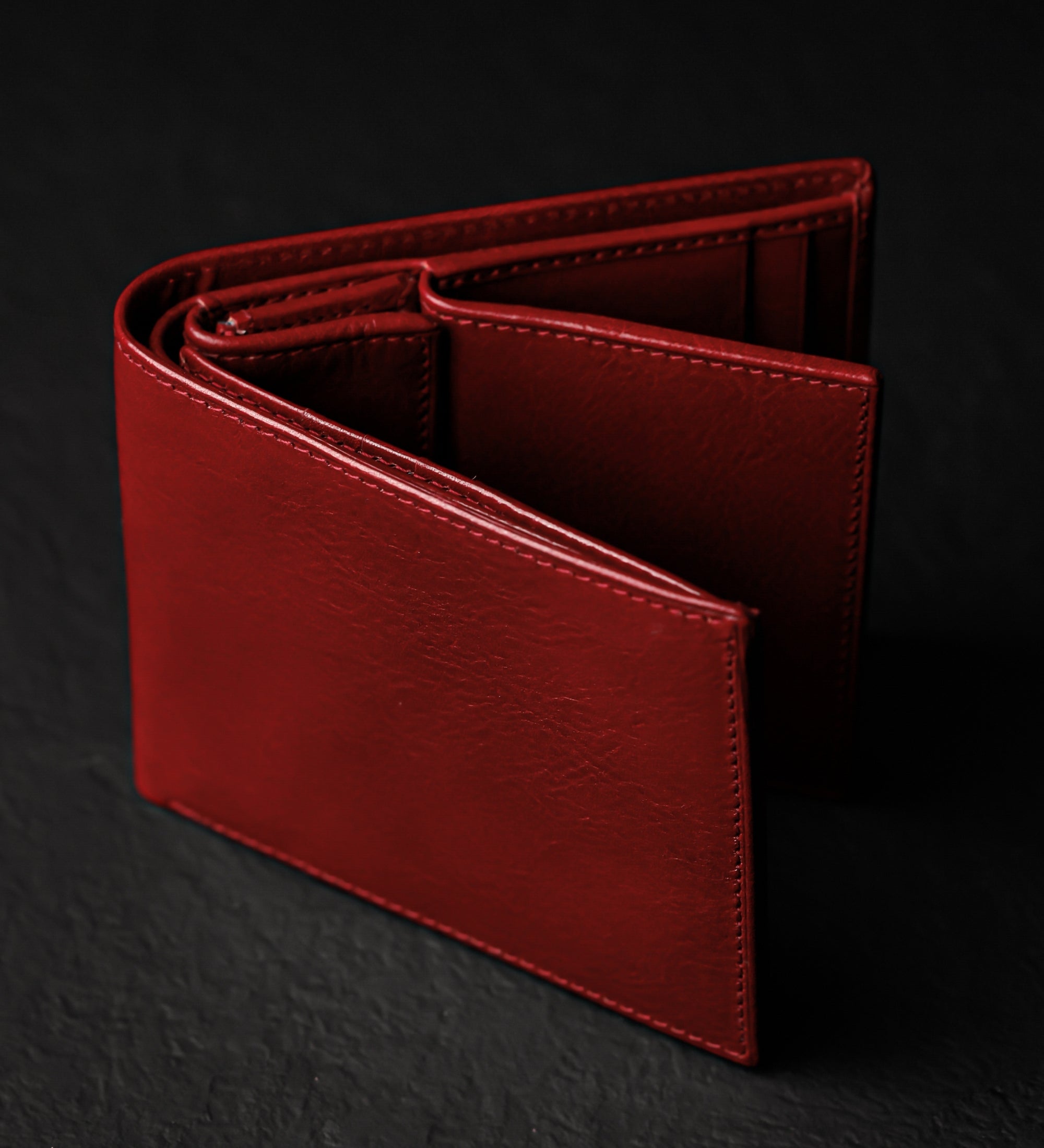 Leren bifold portemonnee - Daniel