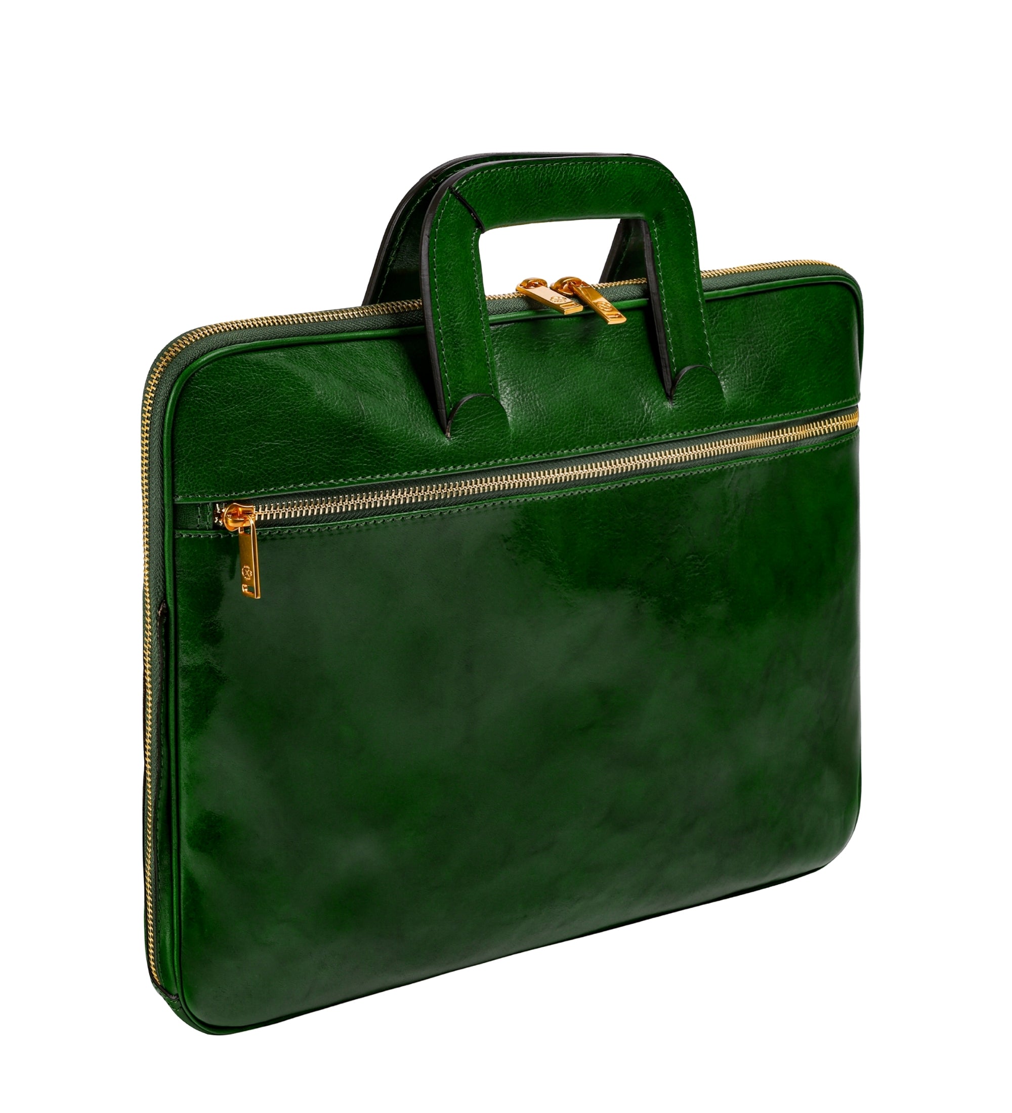 Leren aktetas laptoptas - Brave New World