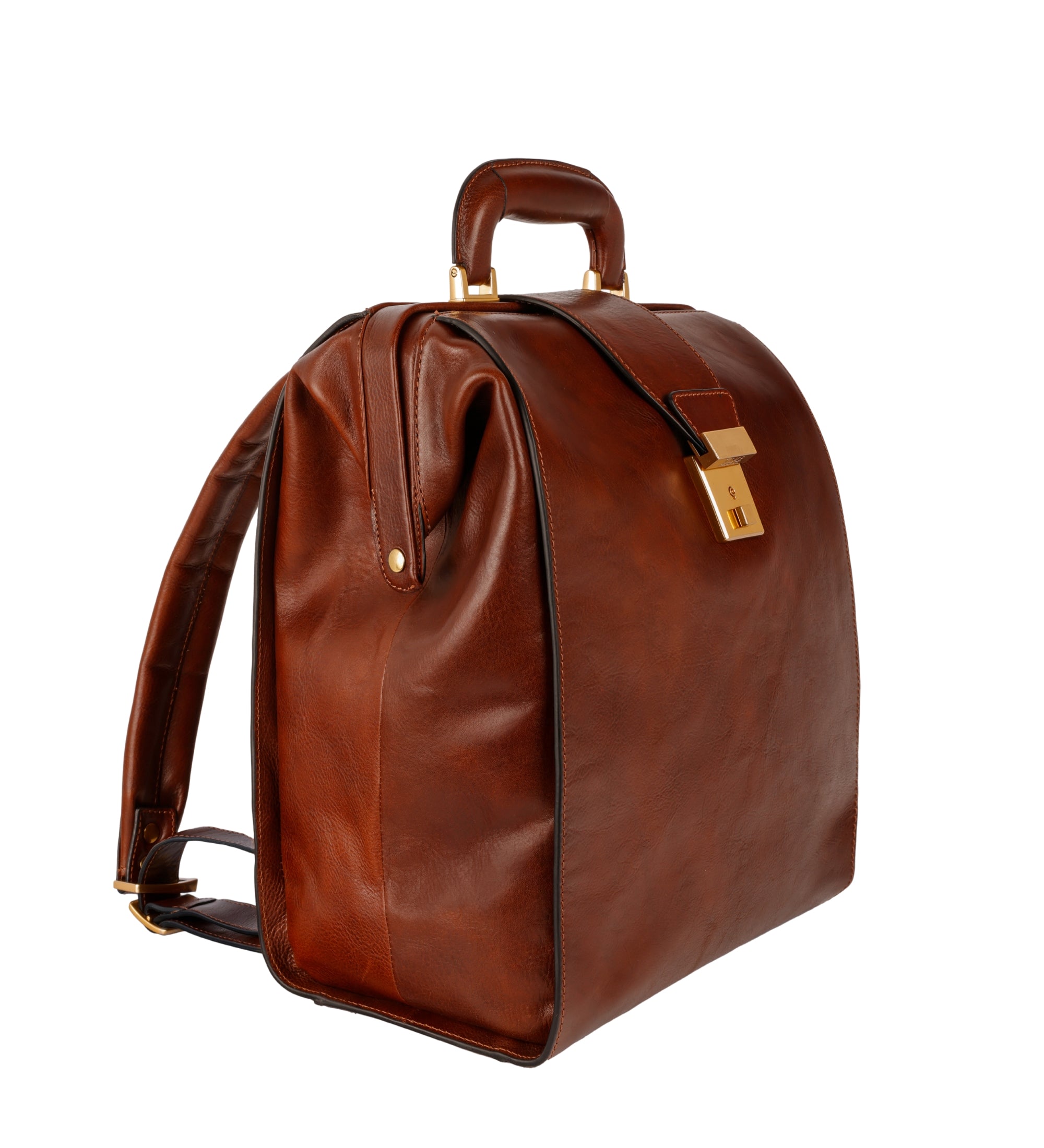 Leren rugtas - A Brief Story of Time