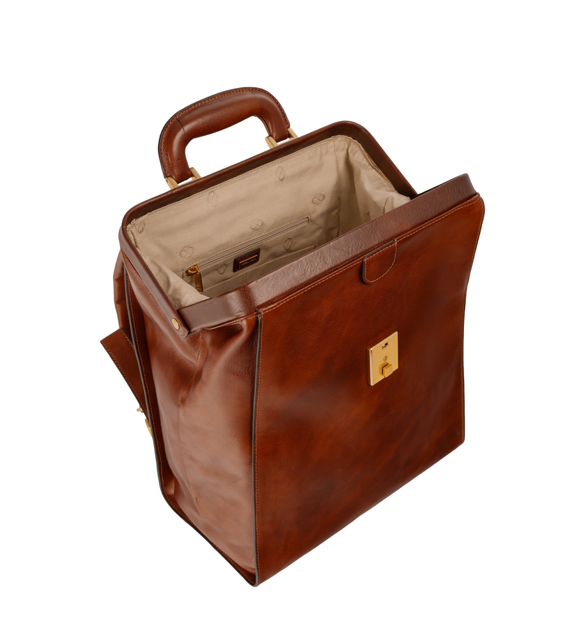 Leren rugtas - A Brief Story of Time