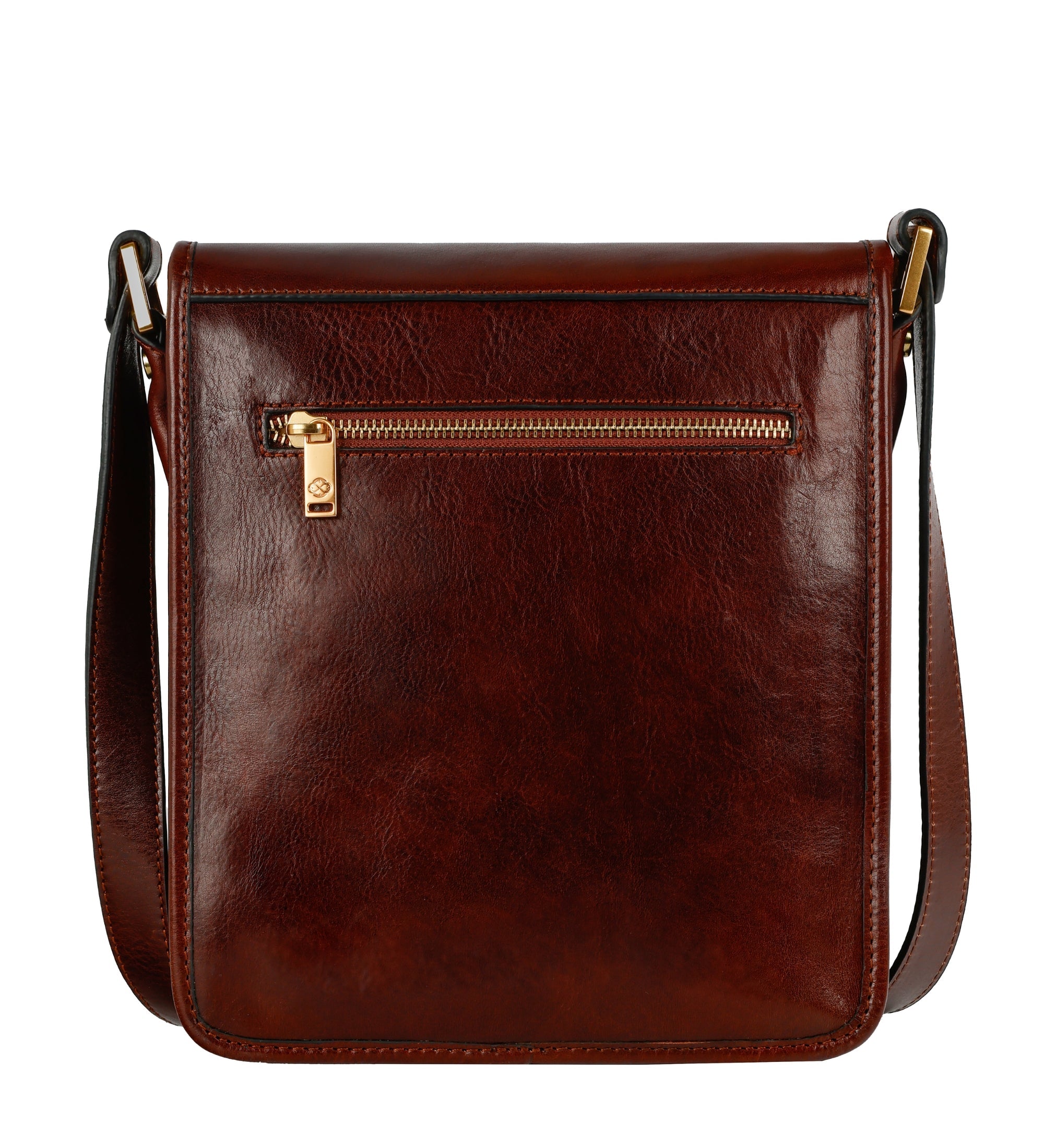 Kleine leren messenger bag - On The Road