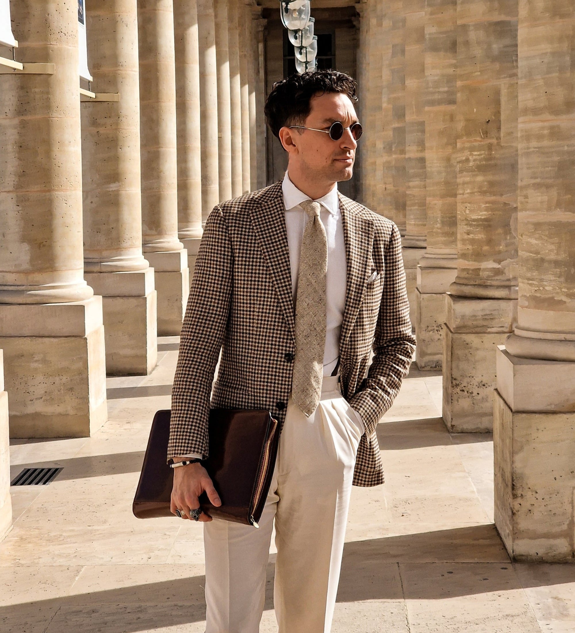 Leren A4 documentenmap organizer - Candide