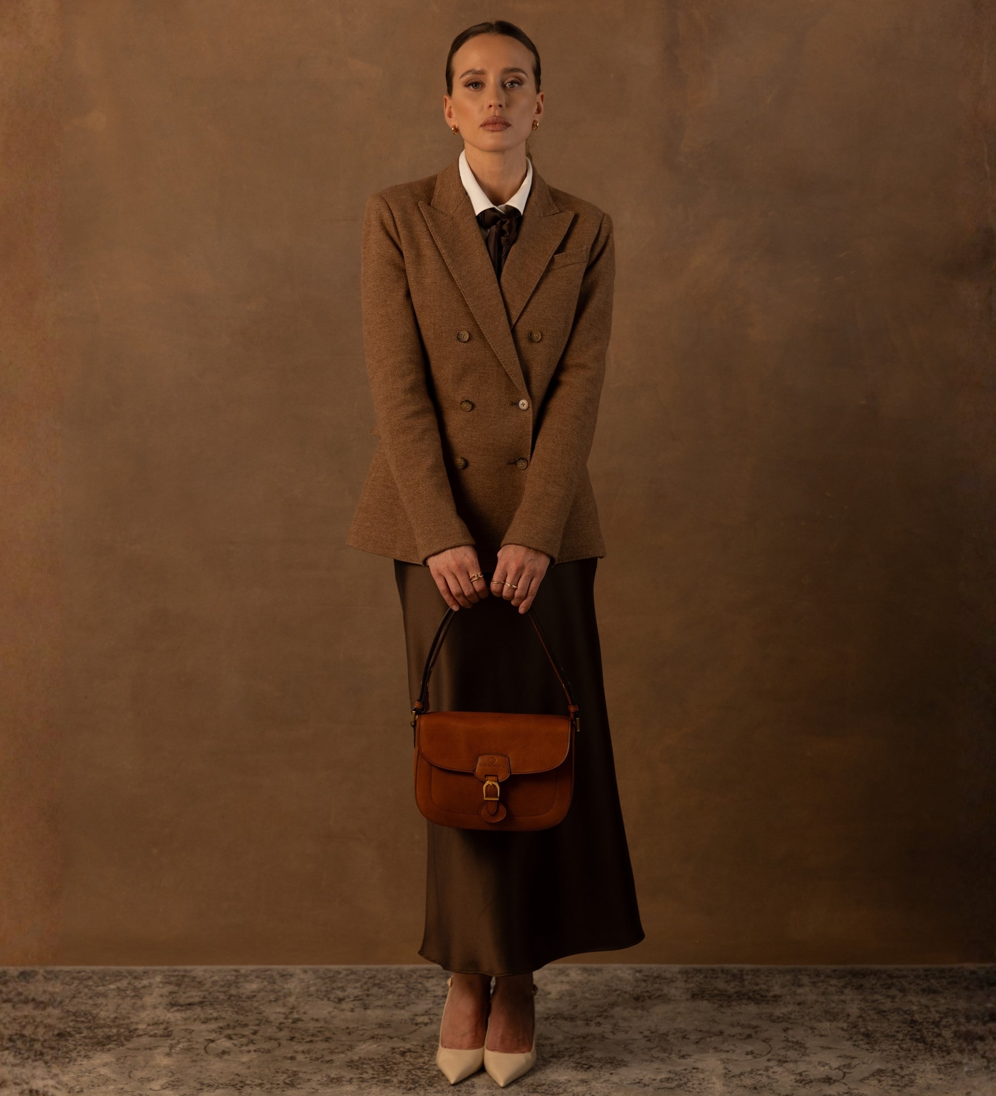 Leren zadeltas voor dames - Romola