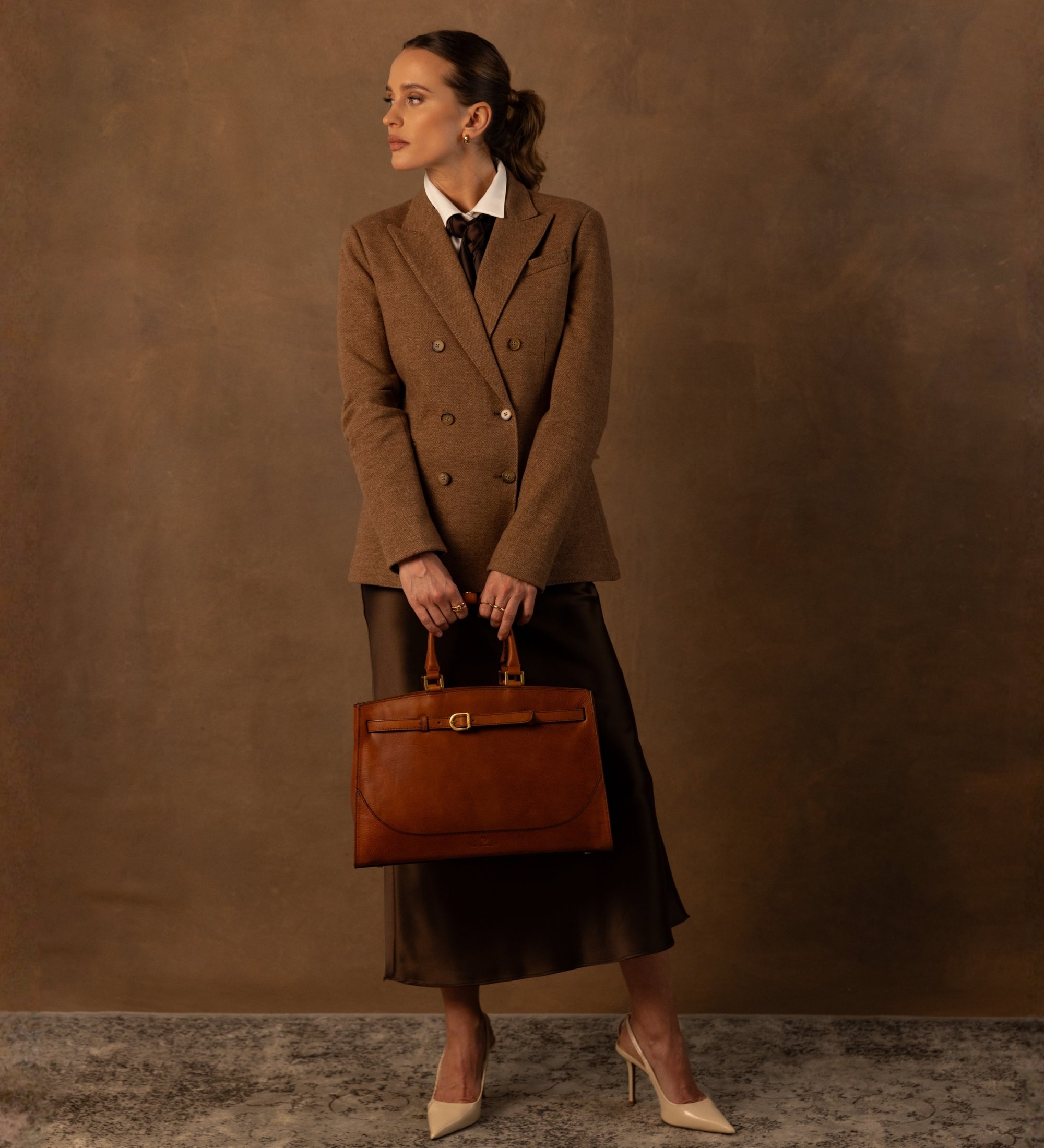 Leren handtas voor dames - Shirley