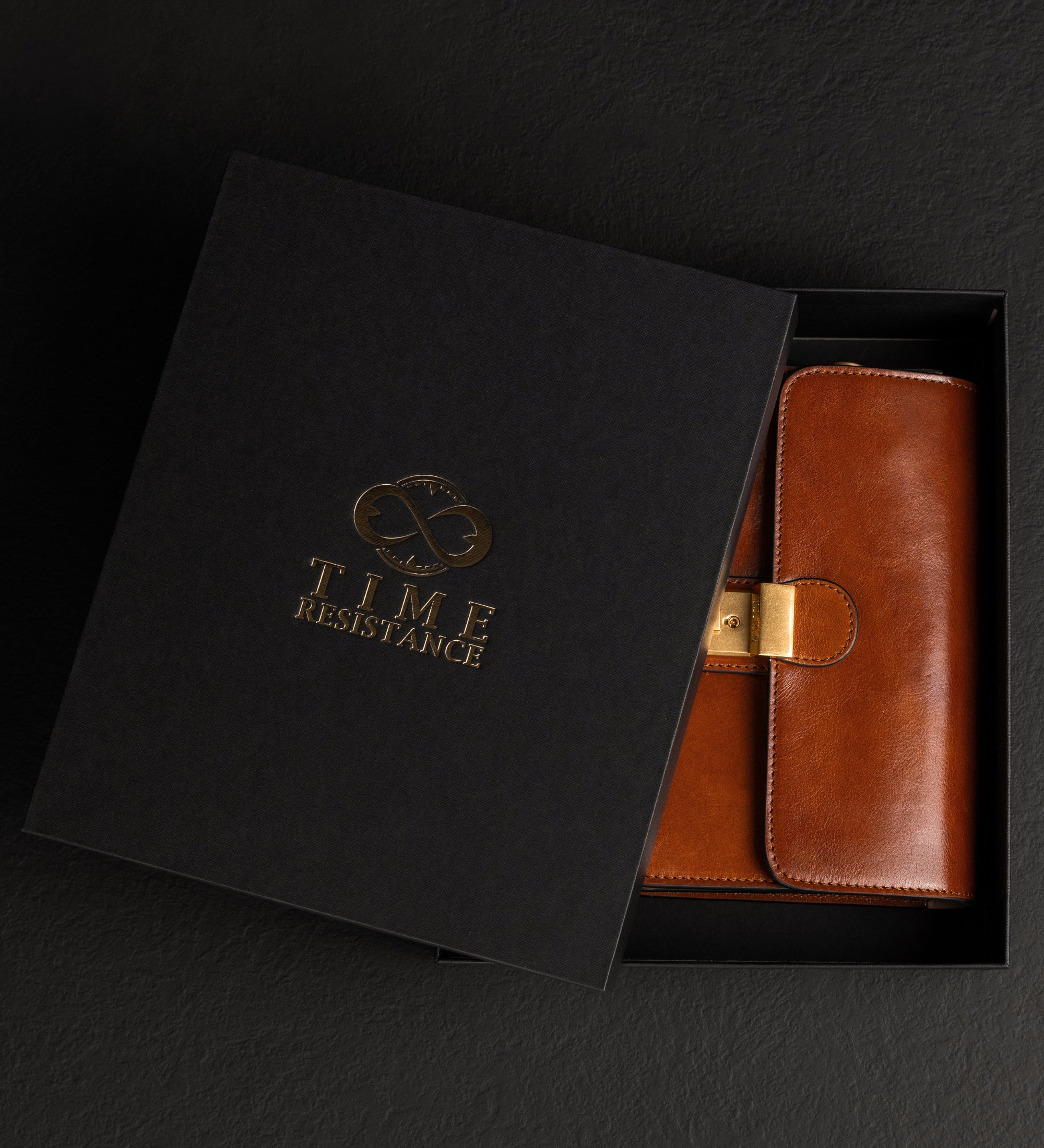 Leren clutch compacte handtas - The Maltese Falcon