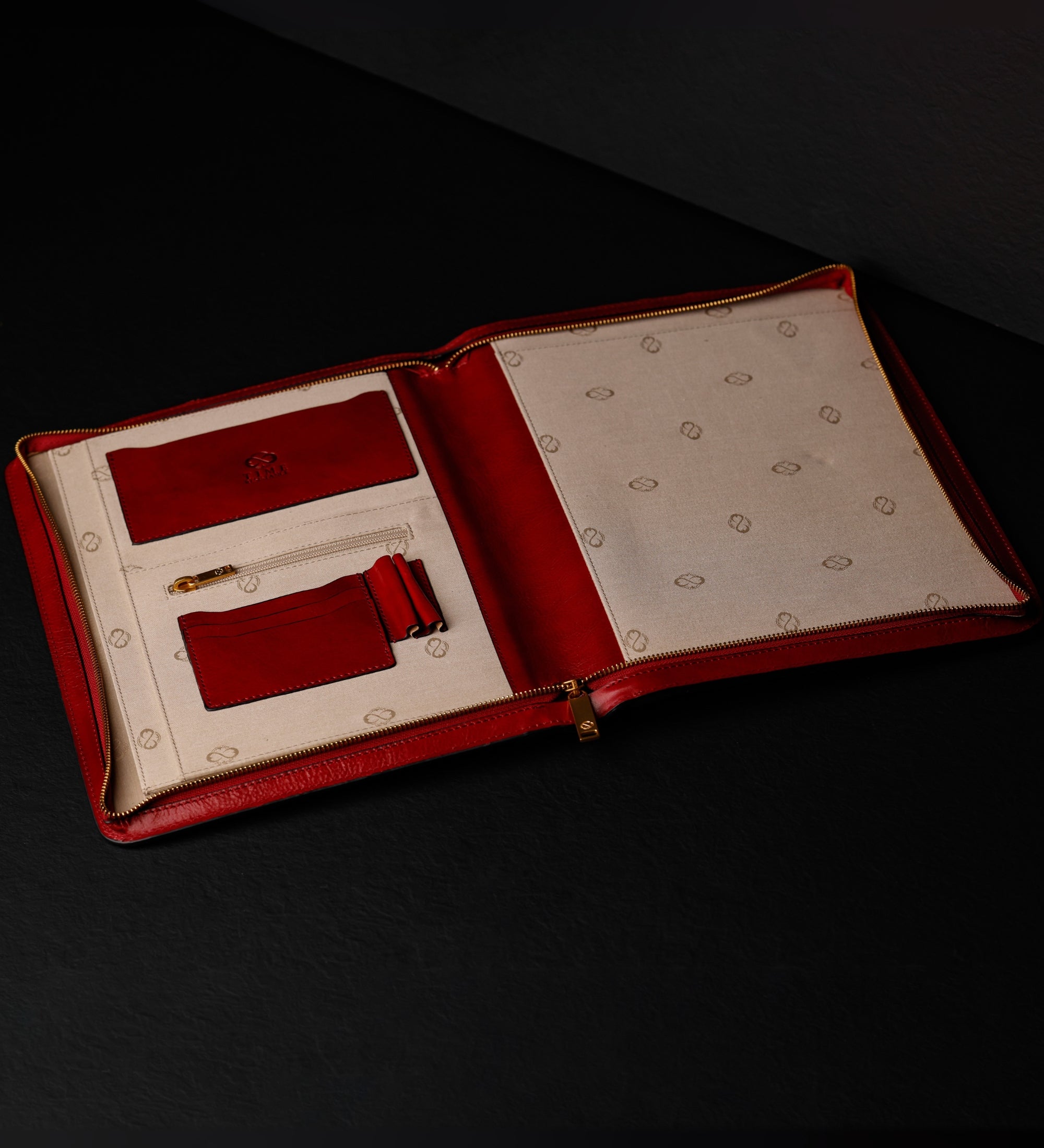 Leren A4 documentenmap organizer - Candide