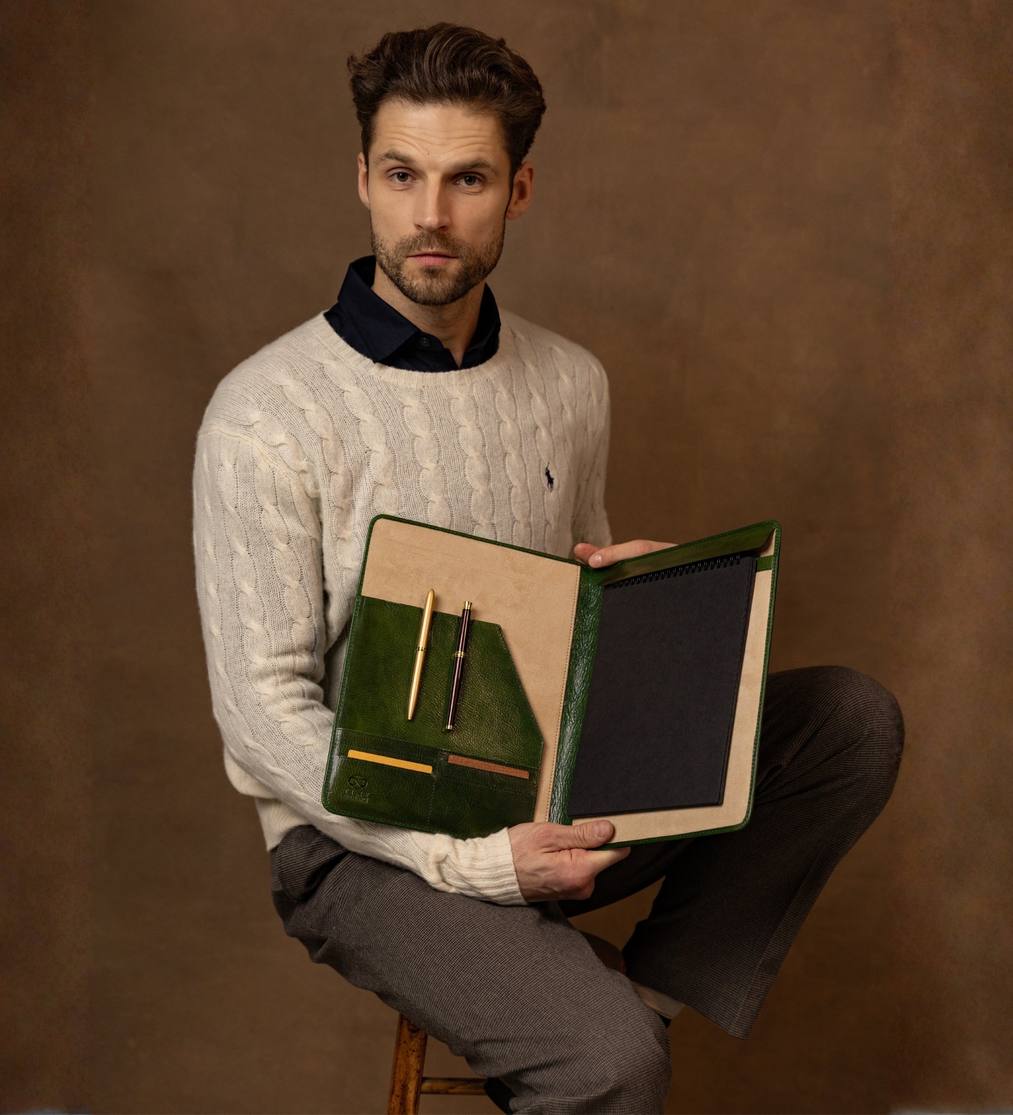 Leren schrijfmap - Something Fresh