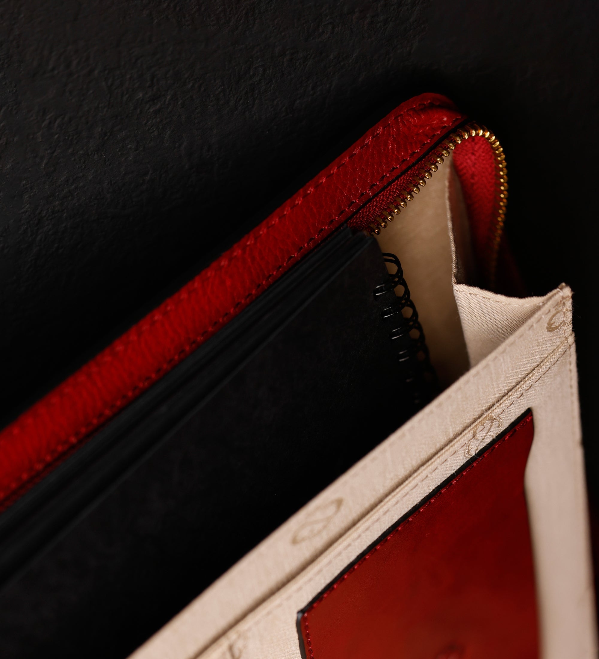 Leren A4 documentenmap organizer - Candide