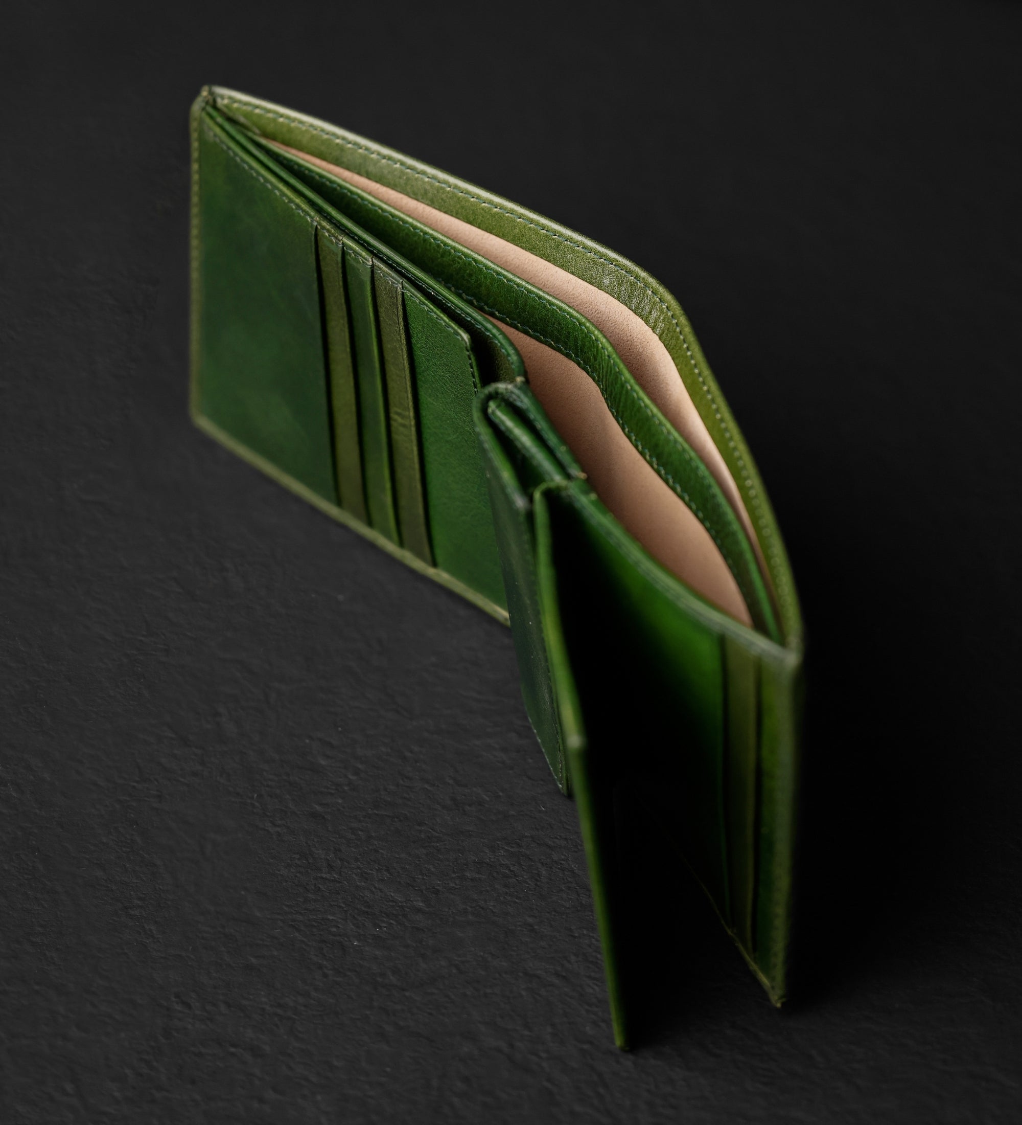 Leren bifold portemonnee - Daniel