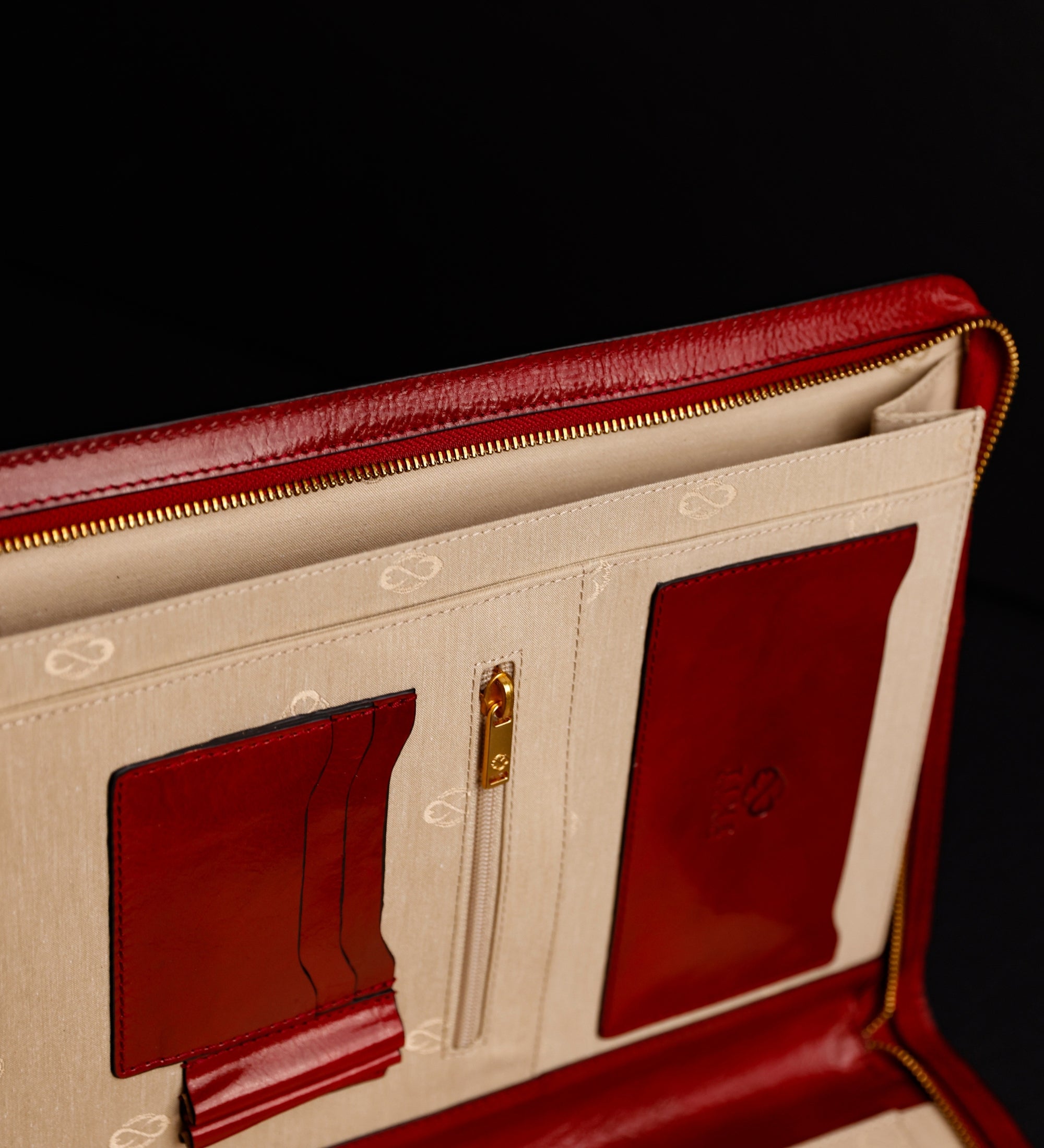 Leren A4 documentenmap organizer - Candide