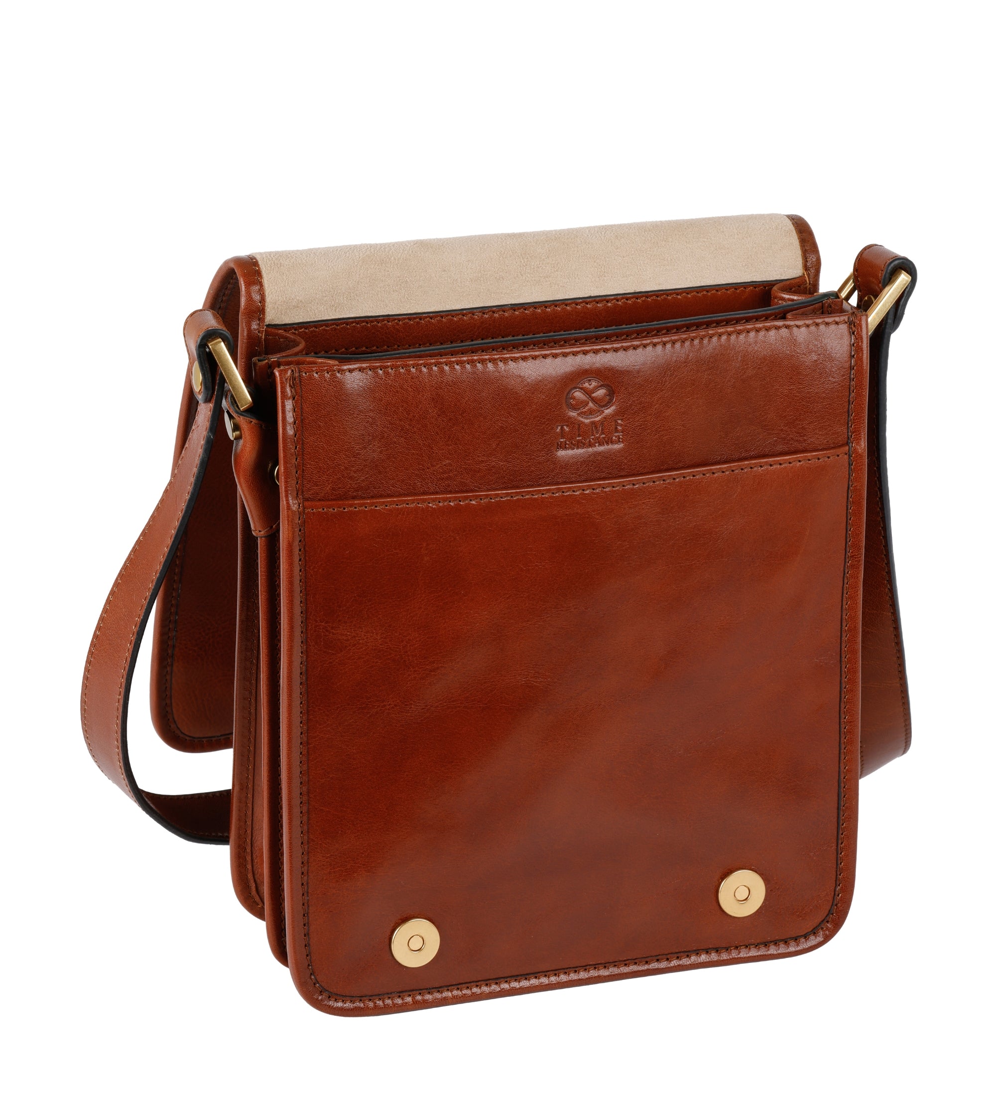 Kleine leren messenger bag - On The Road