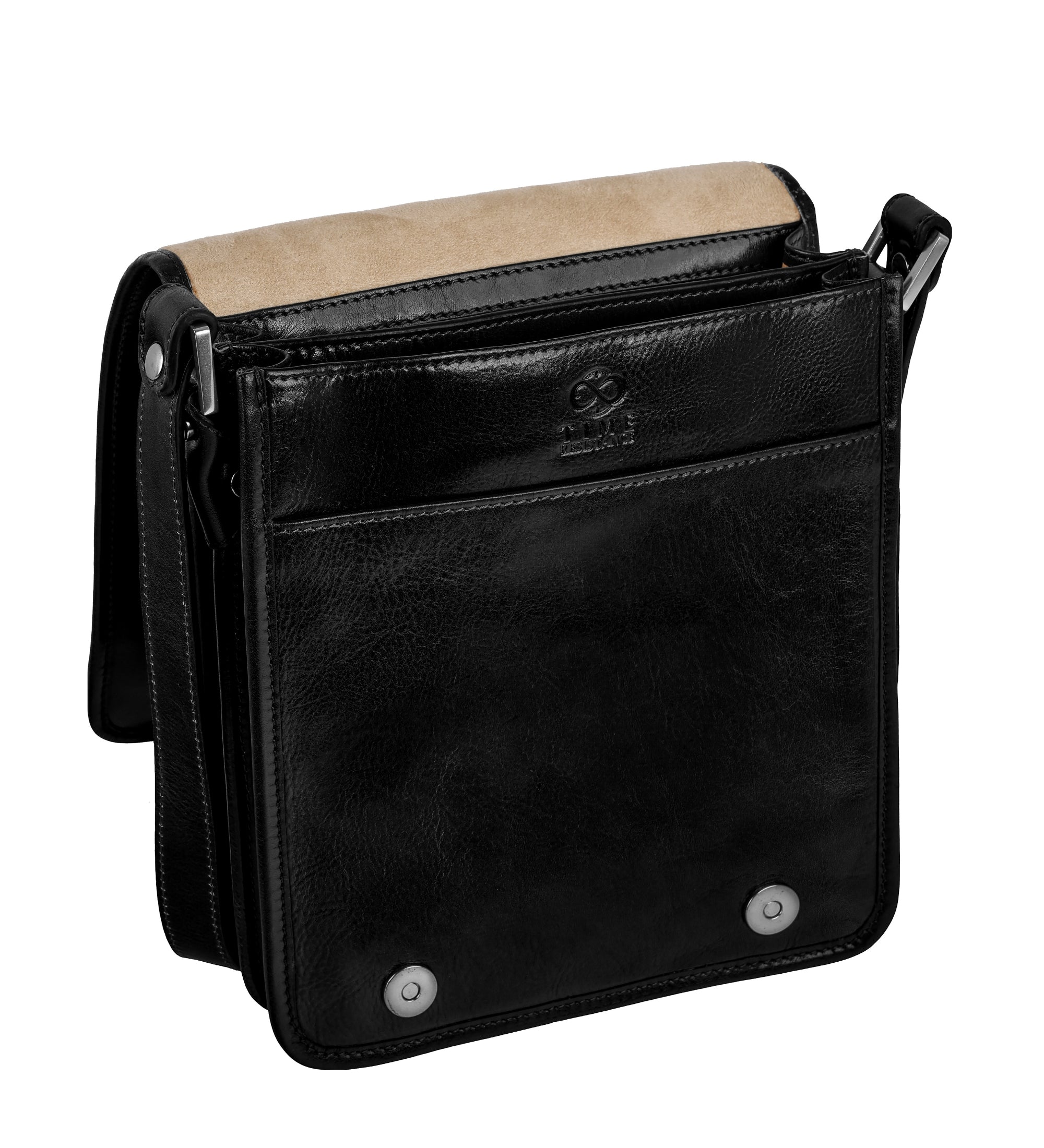 Kleine leren messenger bag - On The Road