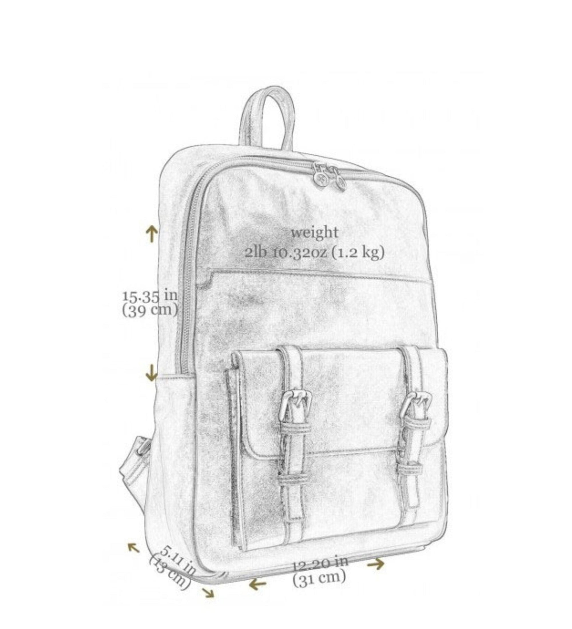 Grote leren rugtas voor heren - The Divine Comedy