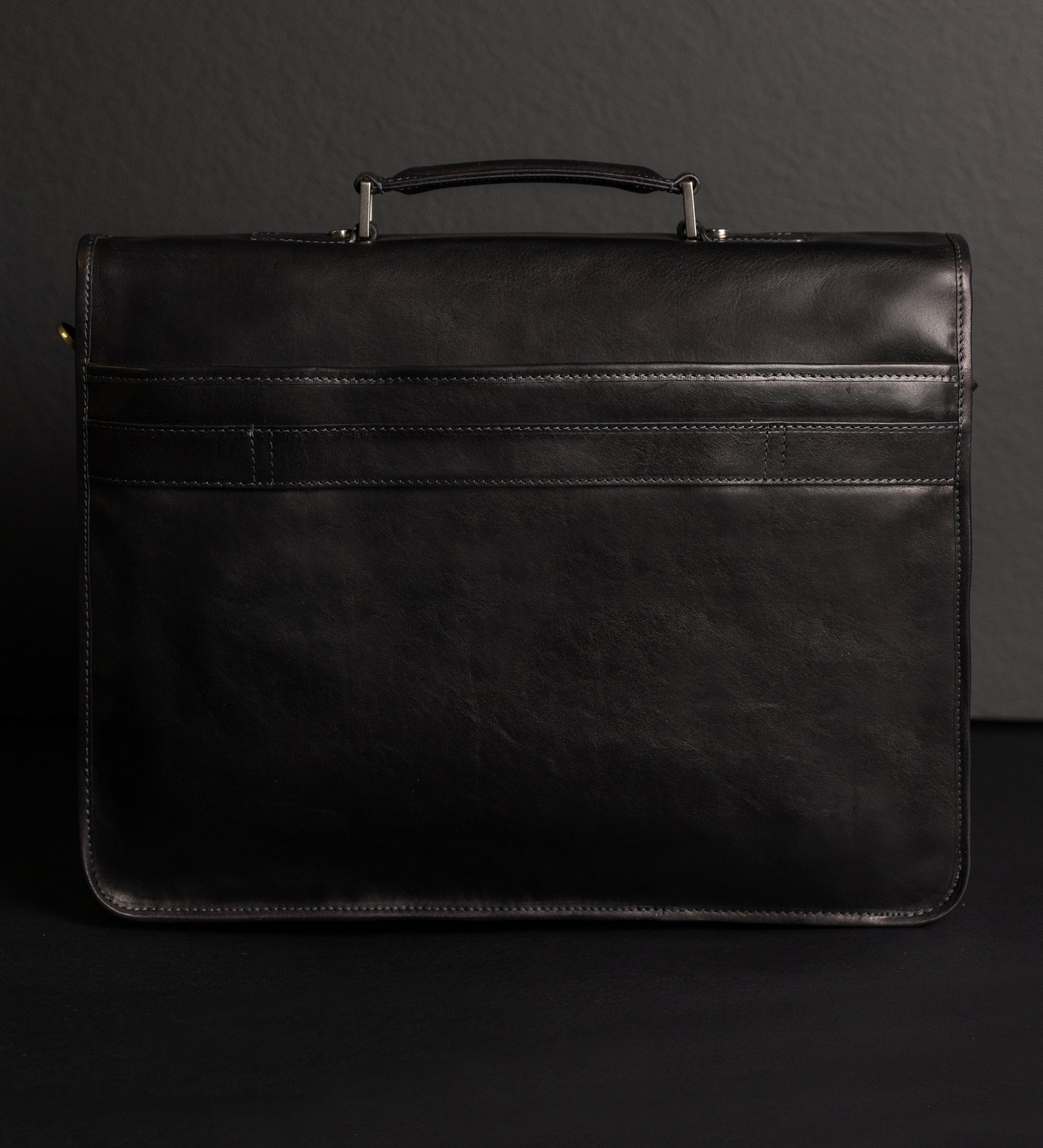 Leren aktetas satchel tas - The Time Machine