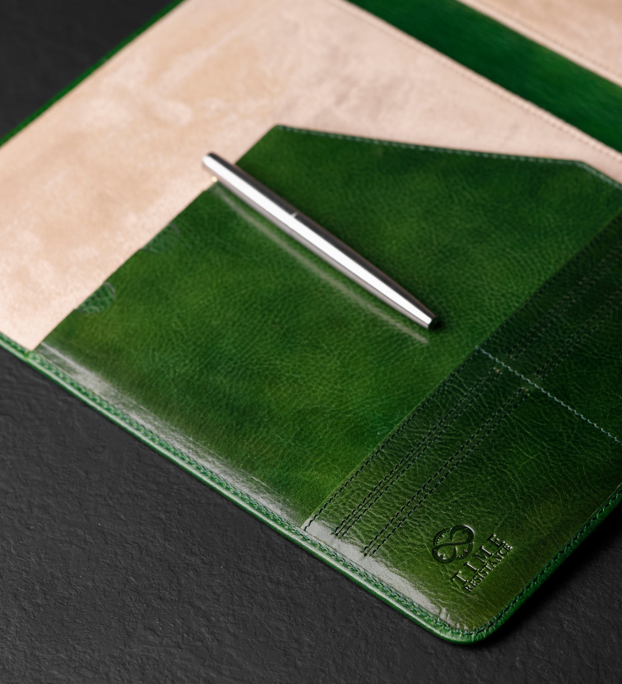 Leren schrijfmap voor dames - Something Fresh