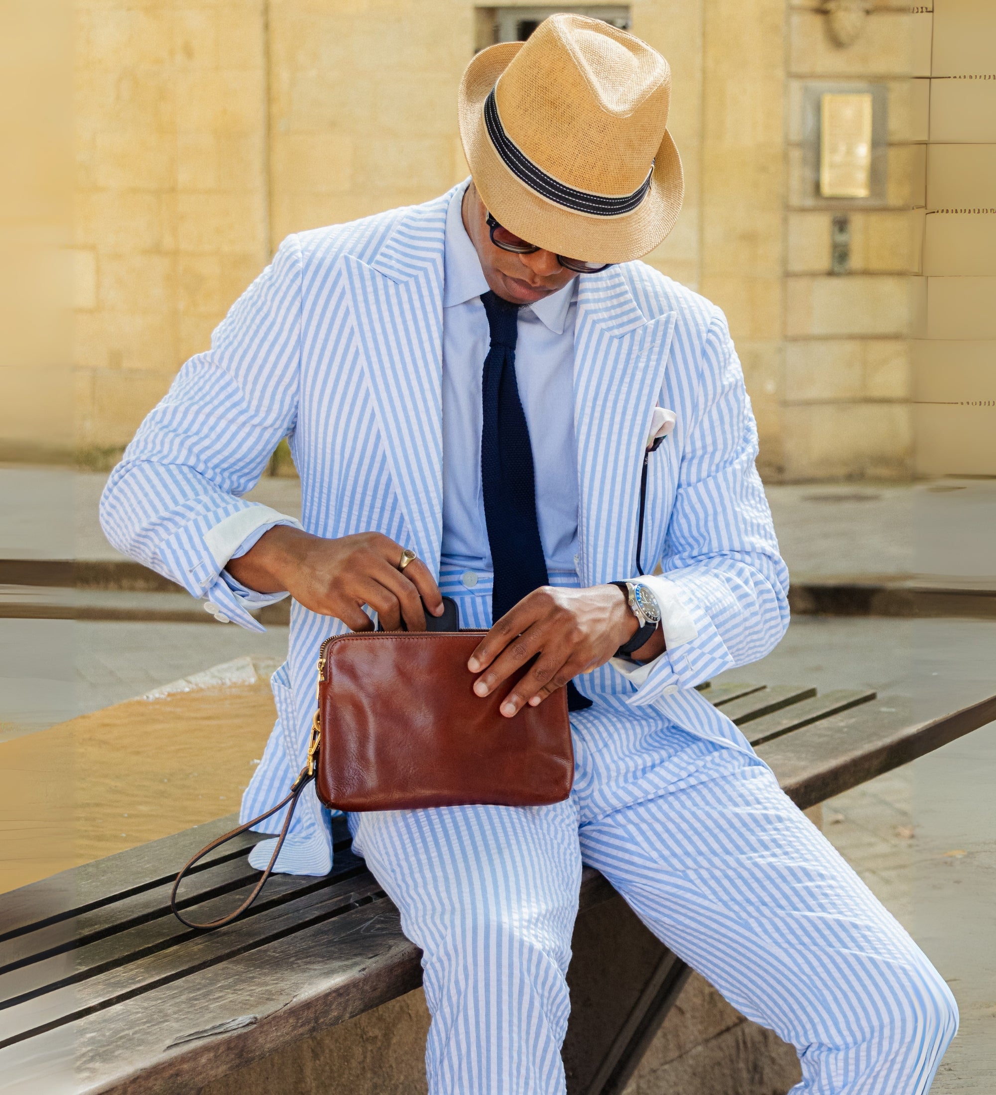 Leren clutch - Ulysses