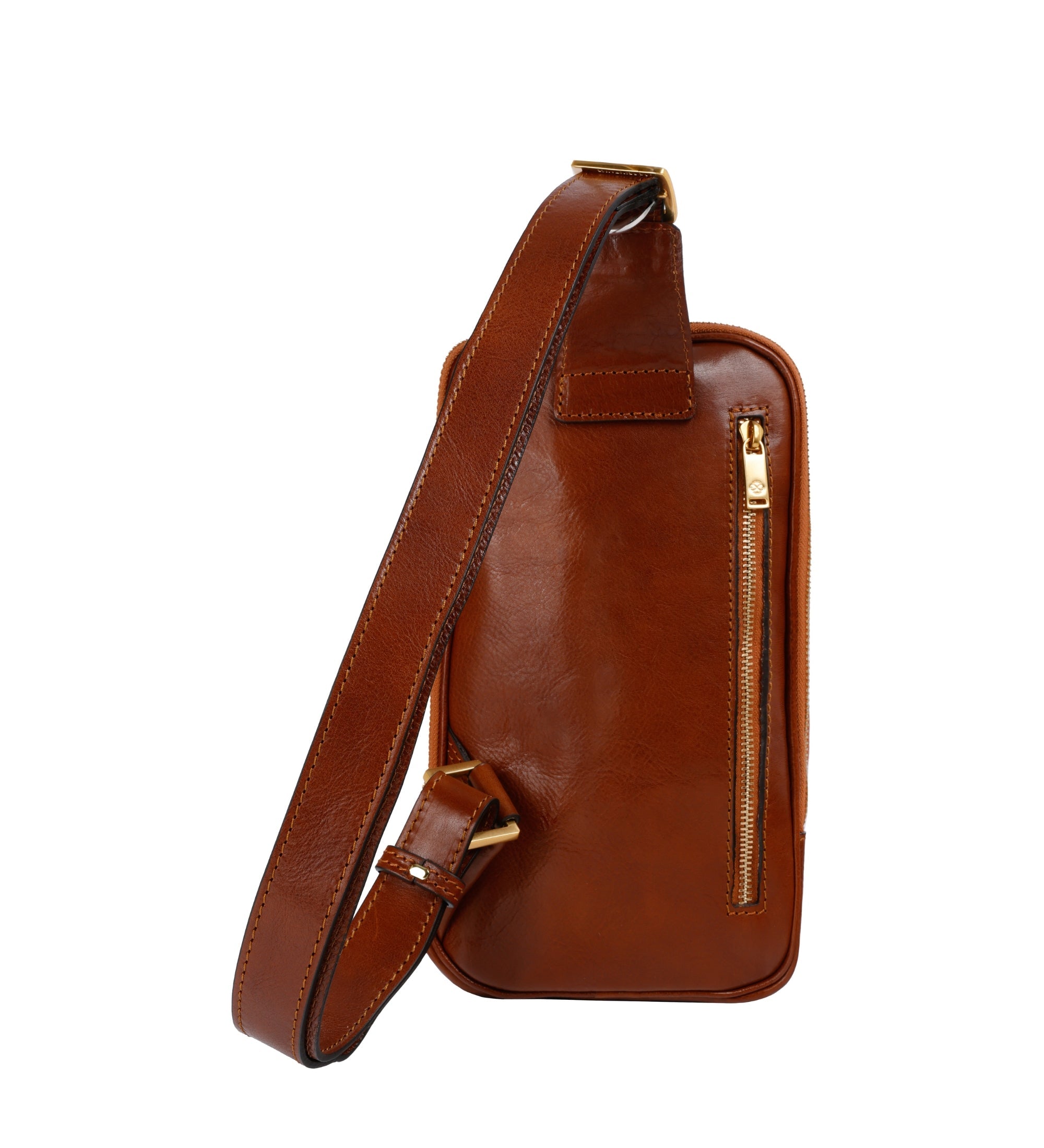 Leren sling bag borsttas - Kim