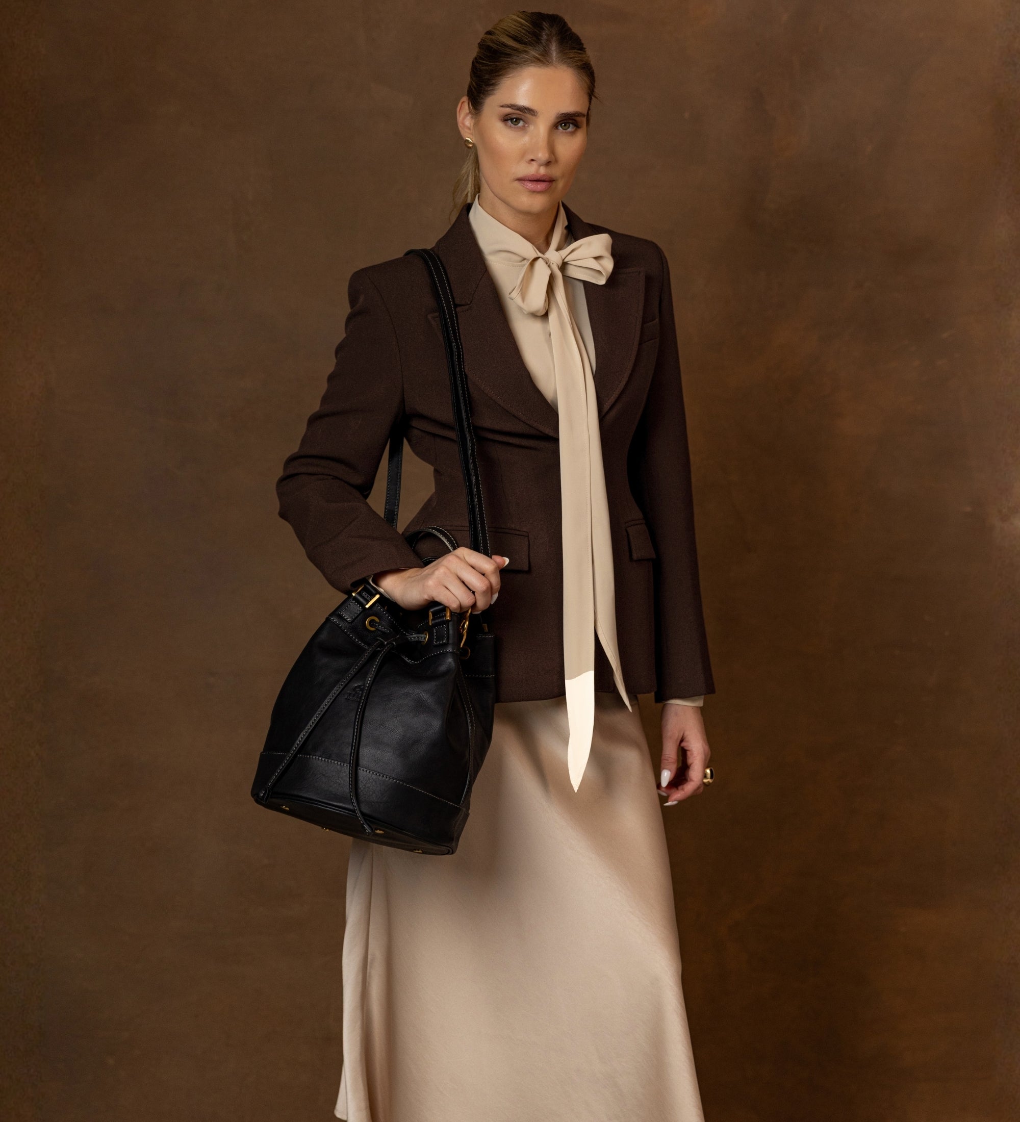 Leren buideltas voor dames - Light In August